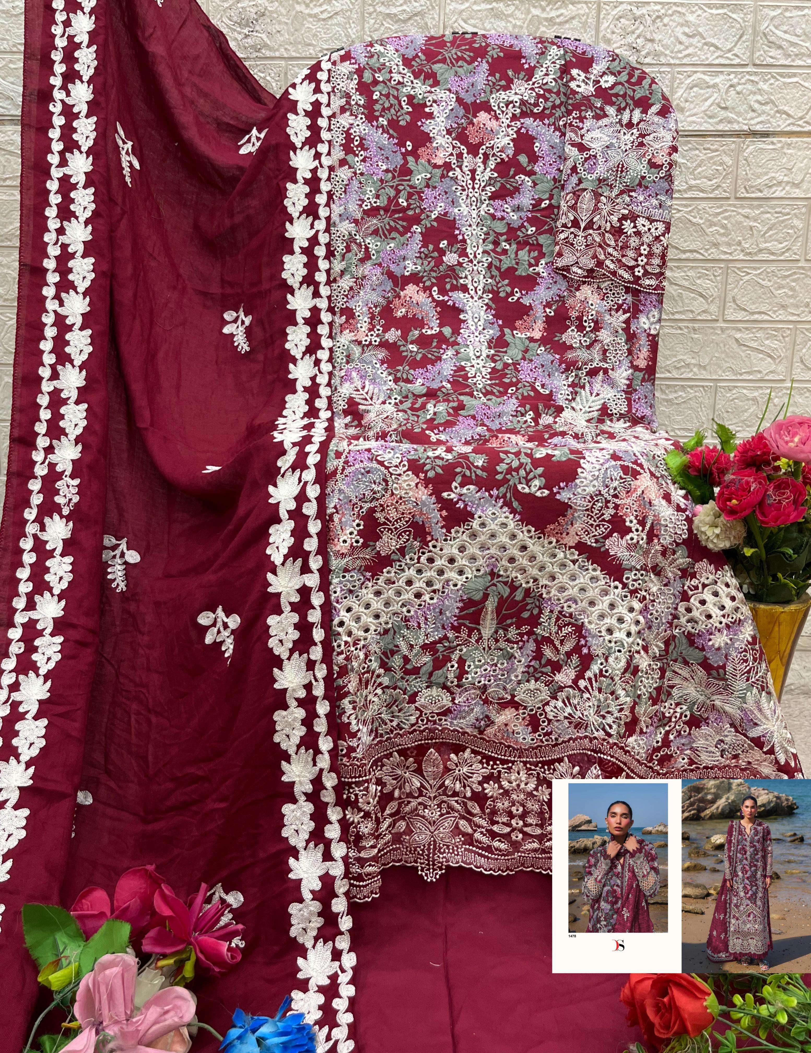 DEEPSY SUITS AFROZEH VISCOSE PASHMINA COLLECTION