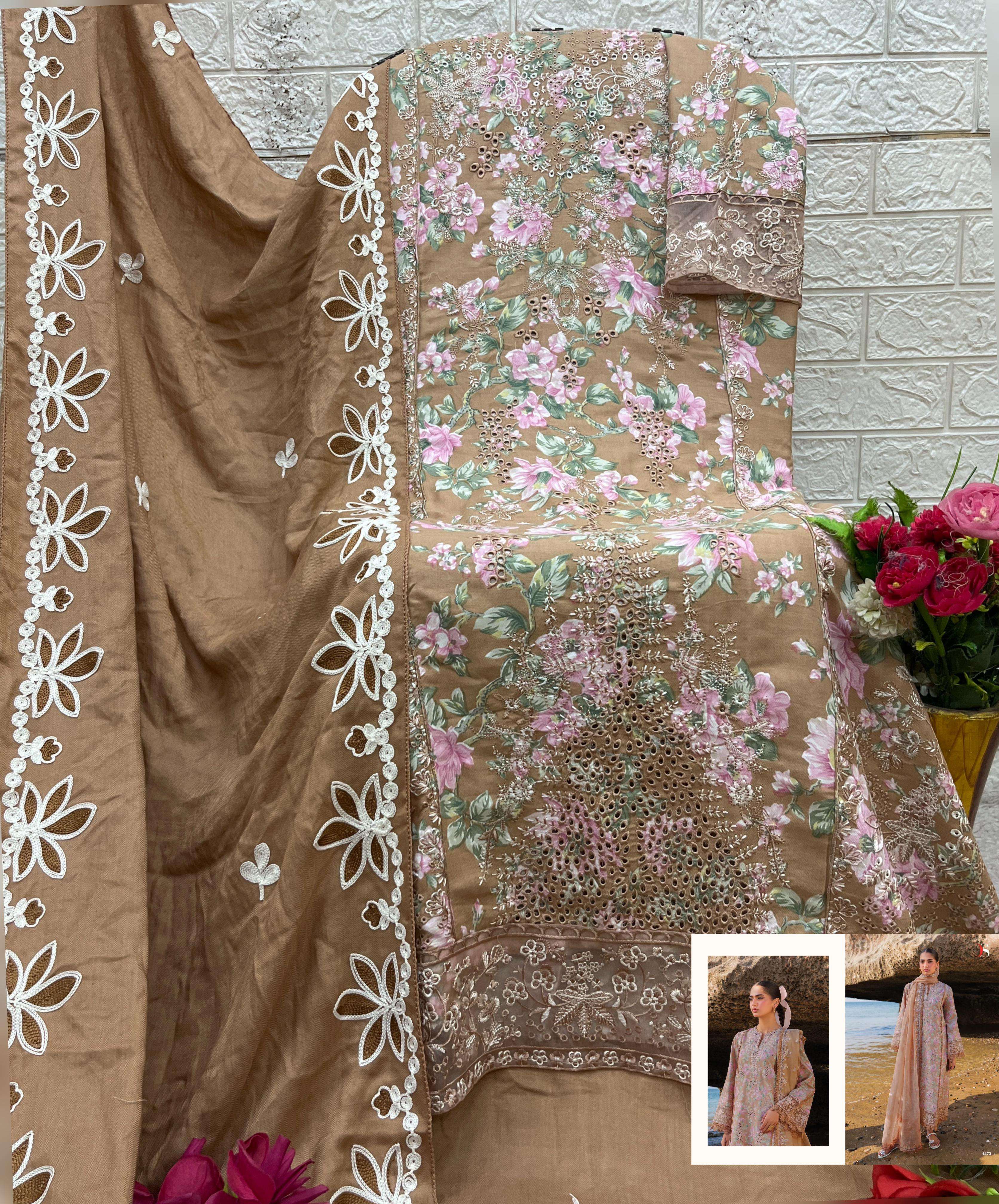 DEEPSY SUITS AFROZEH VISCOSE PASHMINA COLLECTION