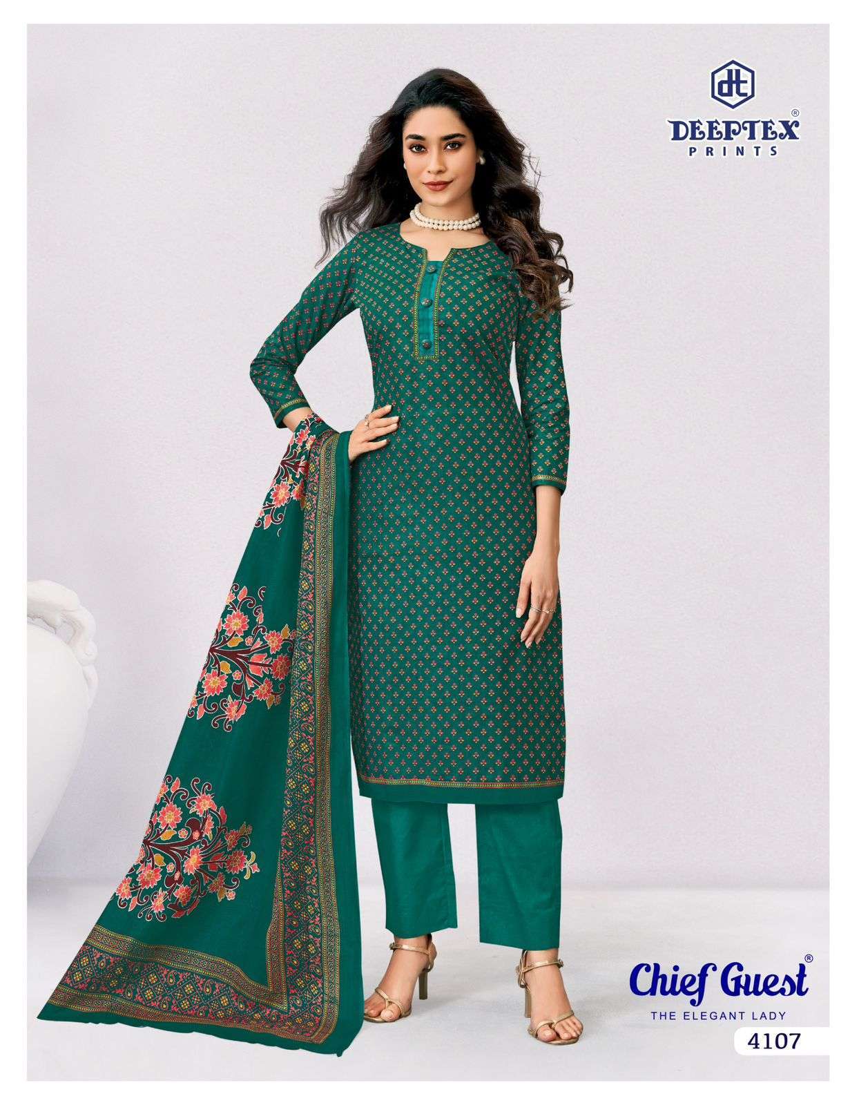 DEEPTEX PRINTS CHIEF GUEST VOL 41 COTTON PRINTED SALWAR SUIT
