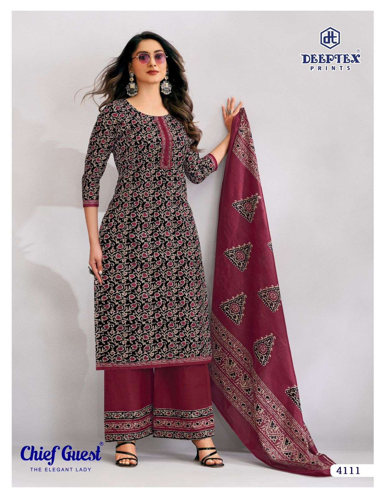 DEEPTEX PRINTS CHIEF GUEST VOL 41 COTTON PRINTED SALWAR SUIT