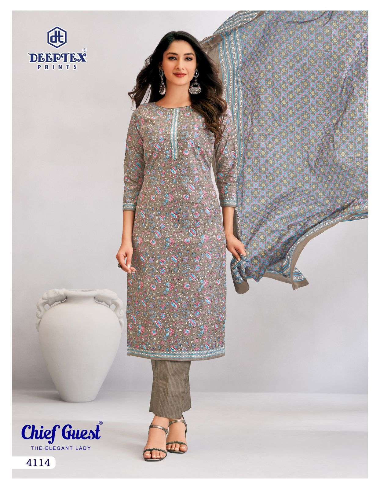 DEEPTEX PRINTS CHIEF GUEST VOL 41 COTTON PRINTED SALWAR SUIT