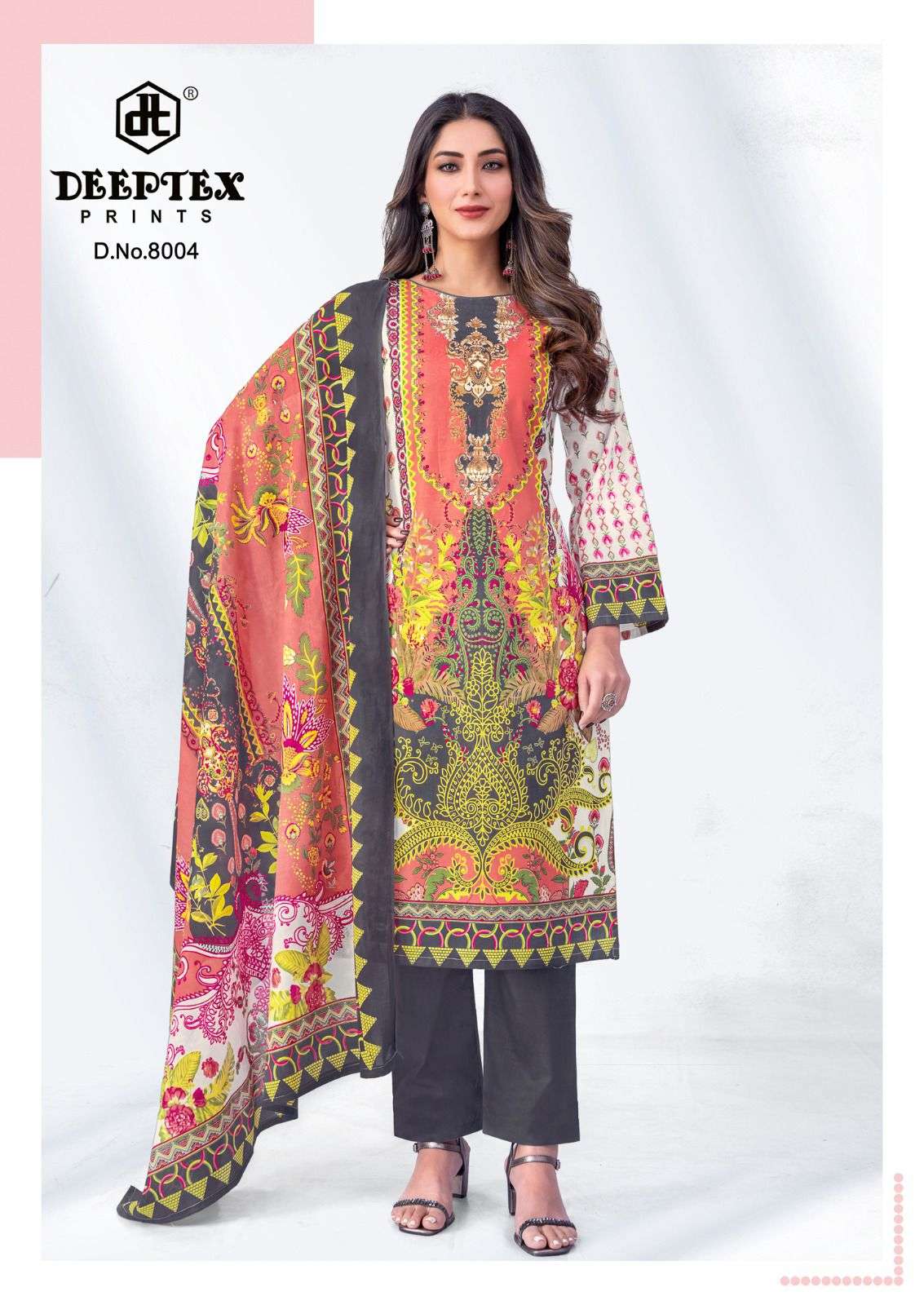 DEEPTEX PRINTS ROOHI ZARA VOL 8 LAWN COTTON DIGITAL PRINTS SALWAR SUIT
