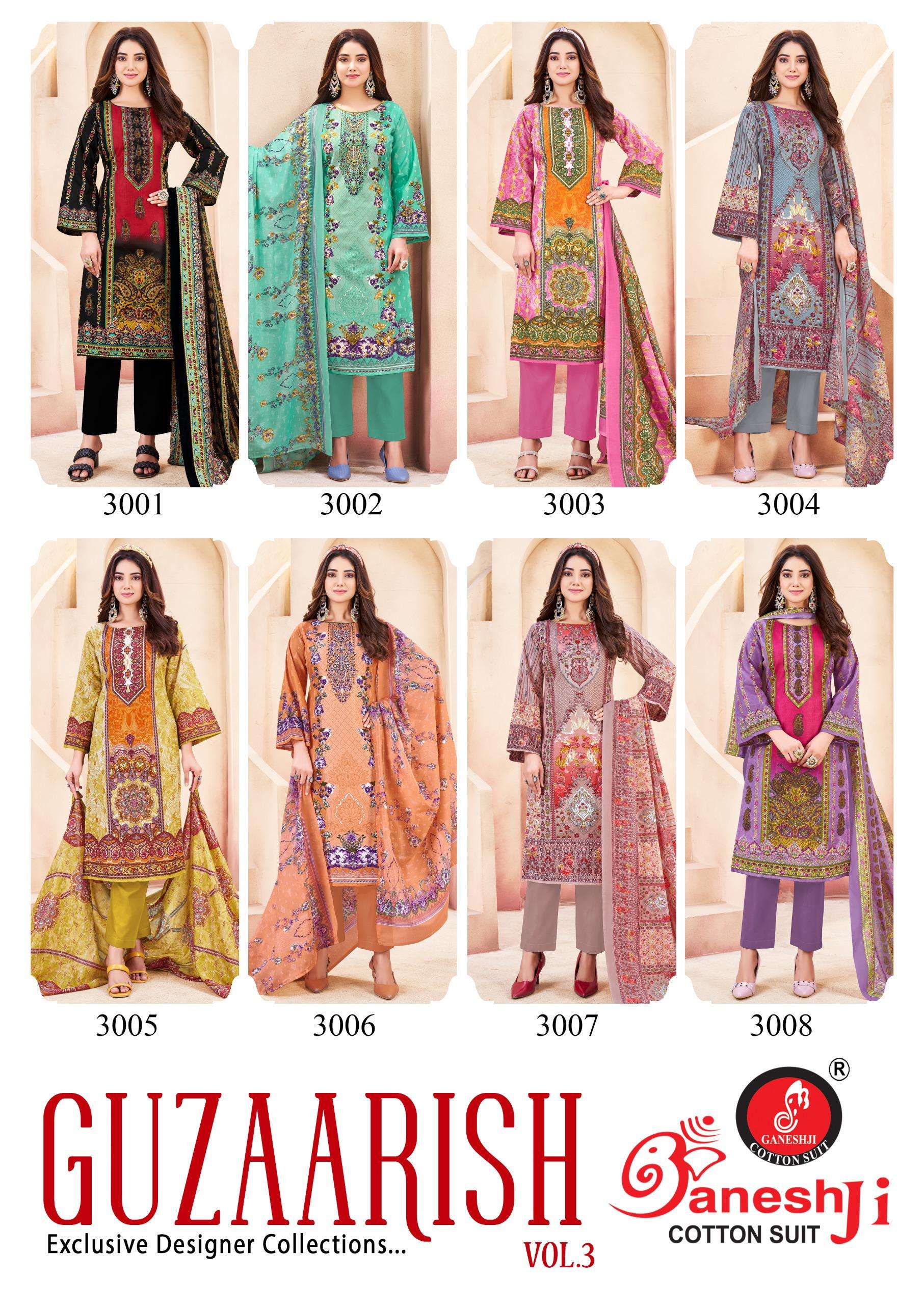 GANESHJI COTTON SUIT GUZAARISH VOL 3