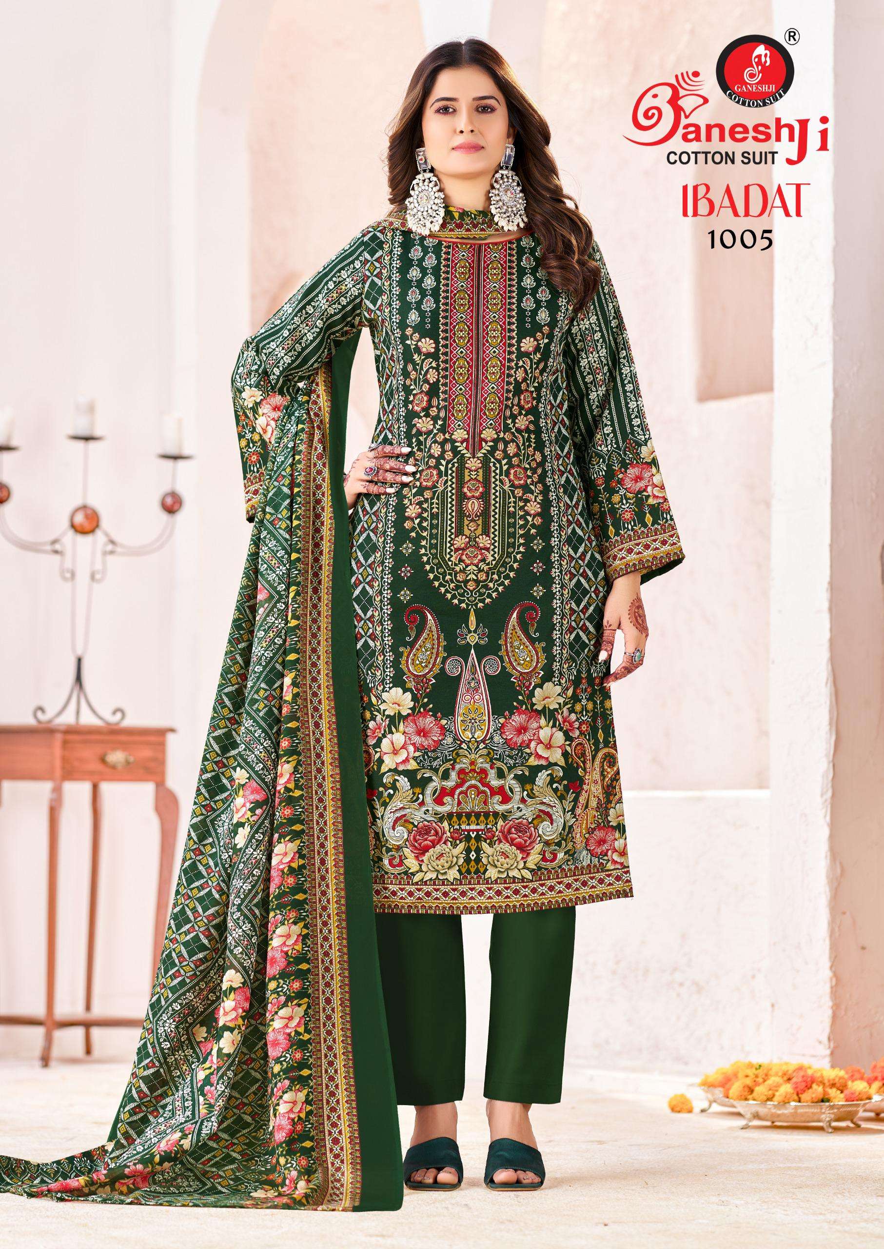GANESHJI COTTON SUIT IBADAT VOL 1