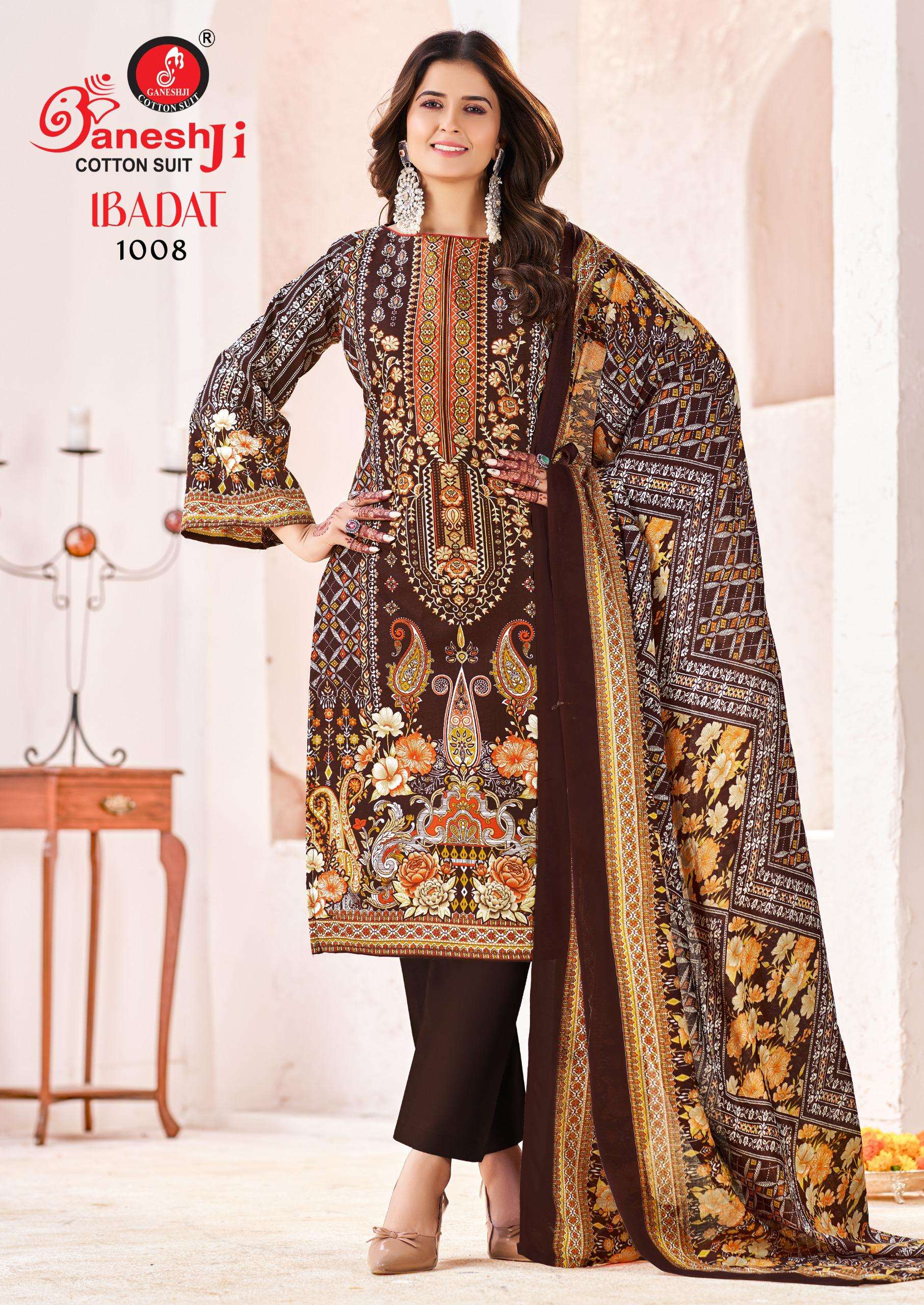 GANESHJI COTTON SUIT IBADAT VOL 1