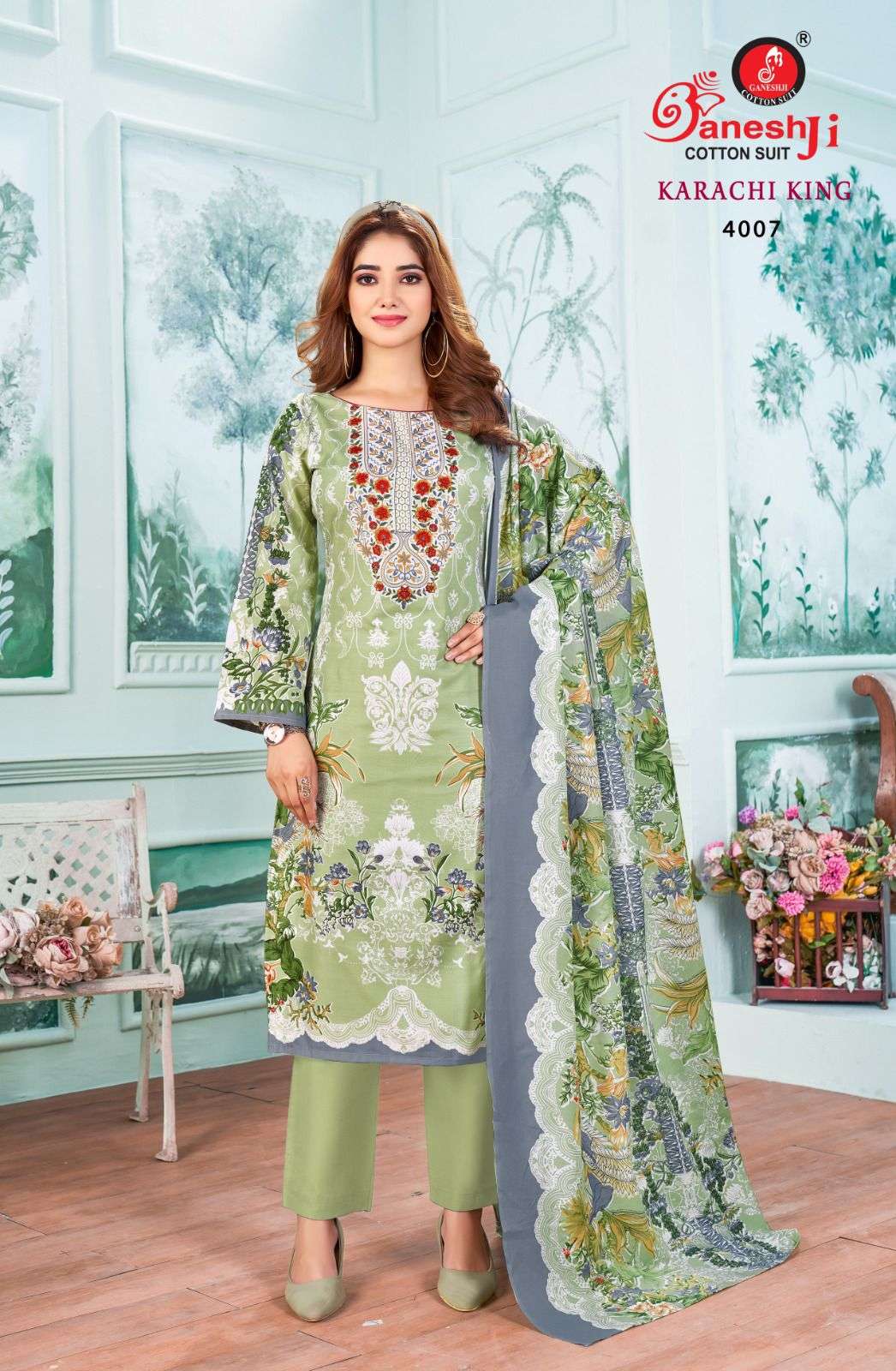 GANESHJI COTTON SUIT KARACHI KING VOL 4 
