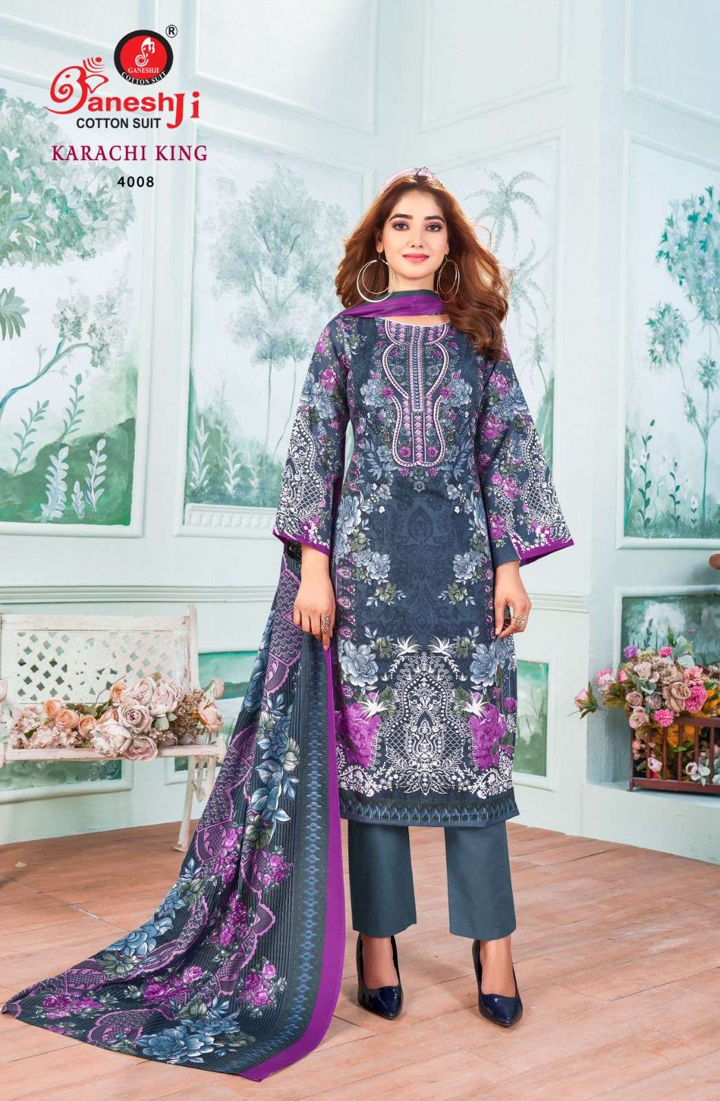 GANESHJI COTTON SUIT KARACHI KING VOL 4 