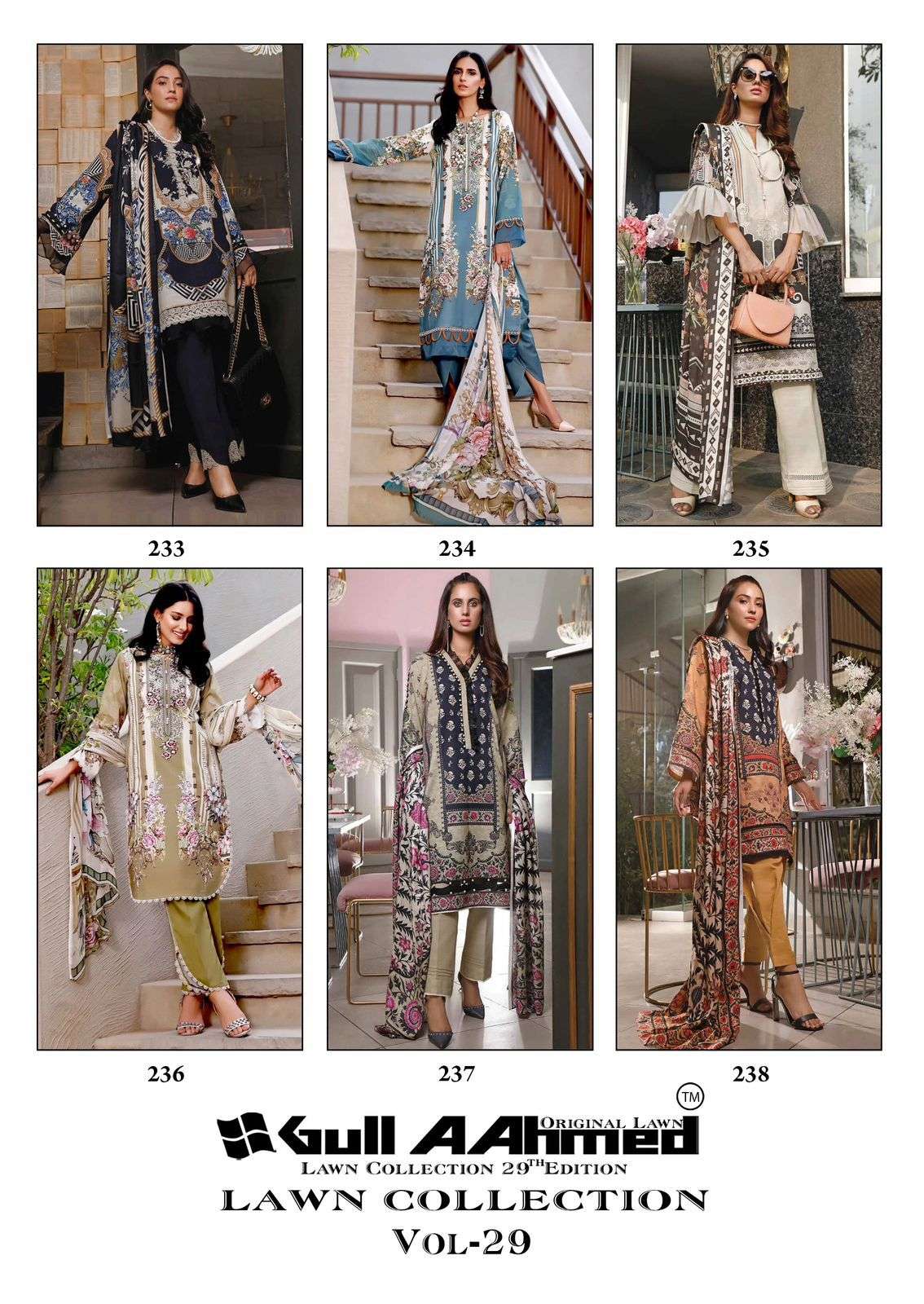 GULL AAHMED LAWN COLLECTION VOL 29 