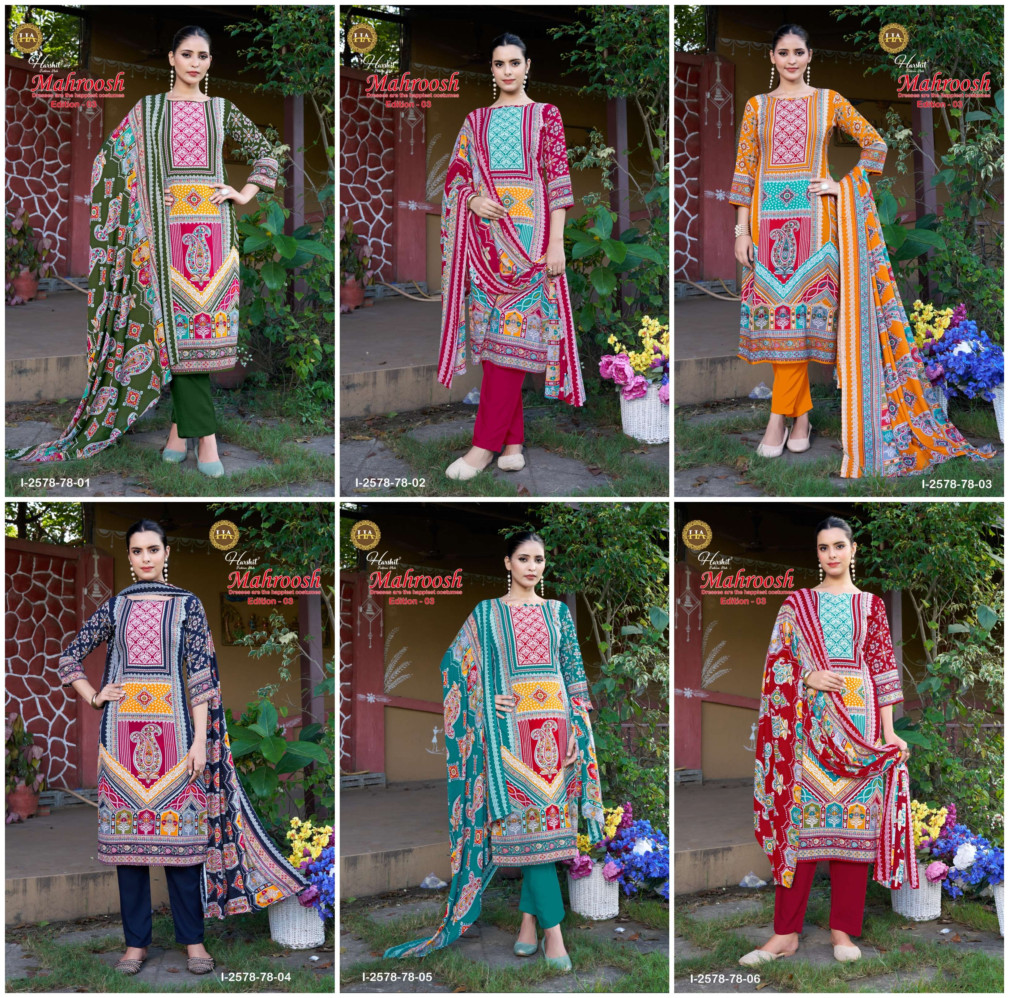 HARSHIT FASHION HUB MAHROOSH EDITION 3