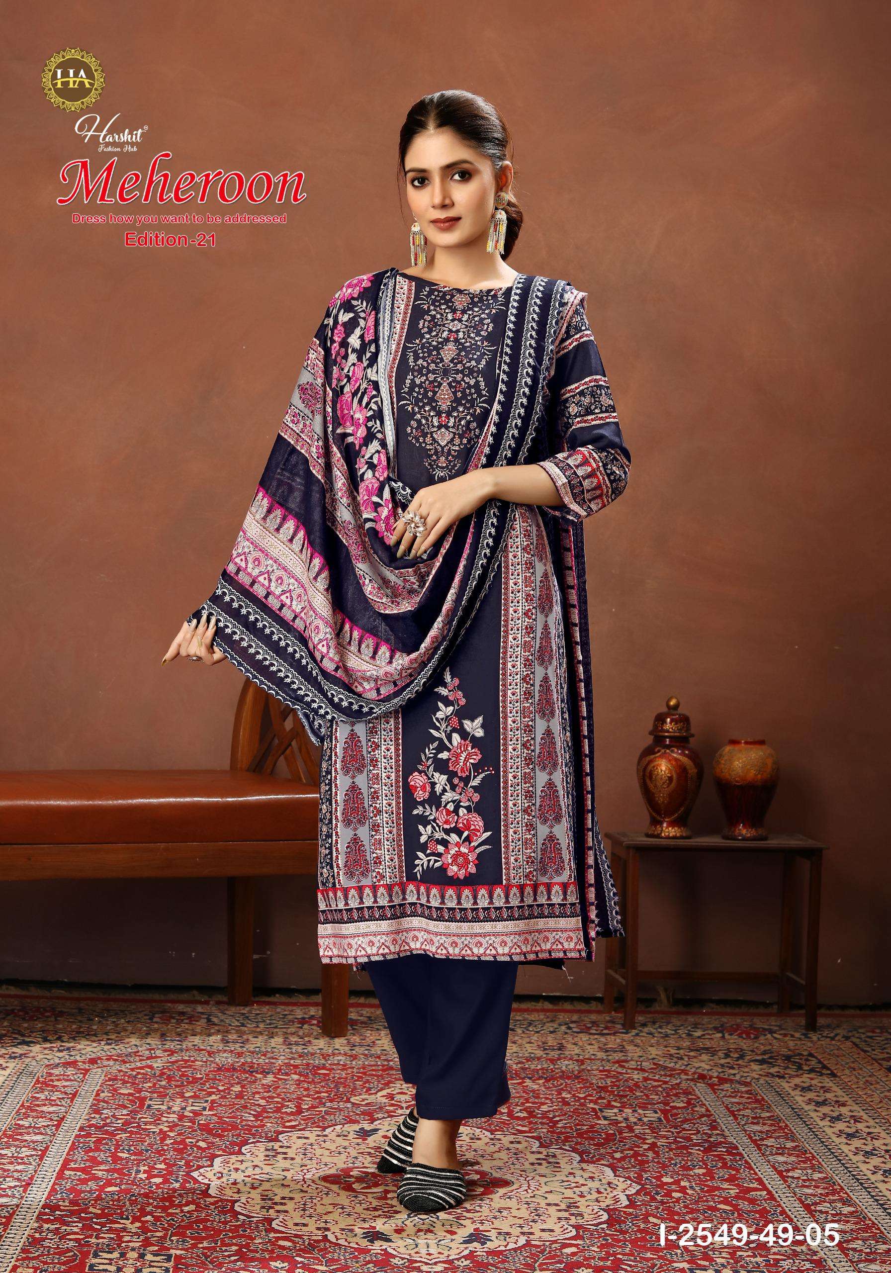 HARSHIT FASHION HUB MEHEROON EDITION 21 