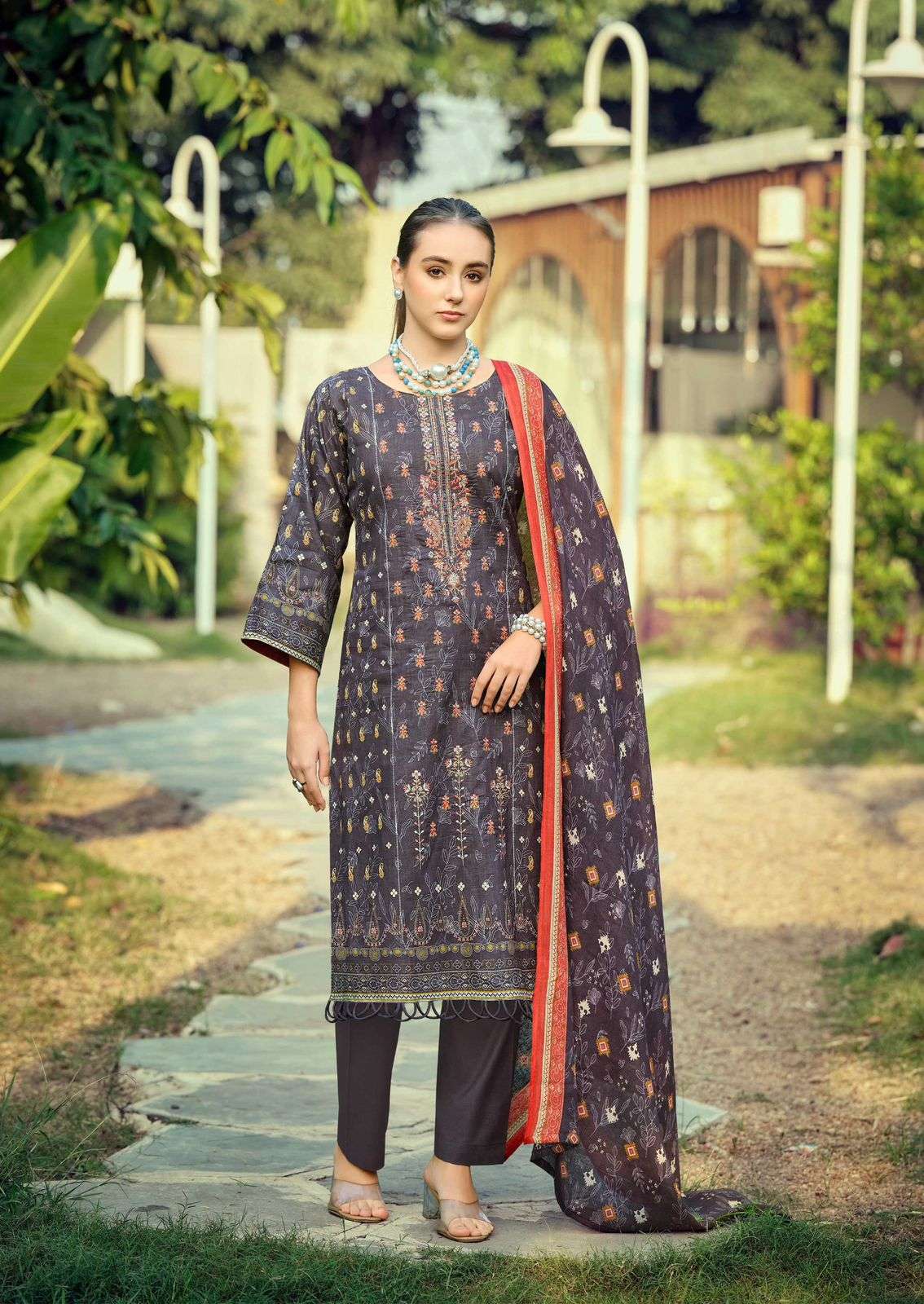 ISHAAL PRINTS EMBROIDERED VOL 17