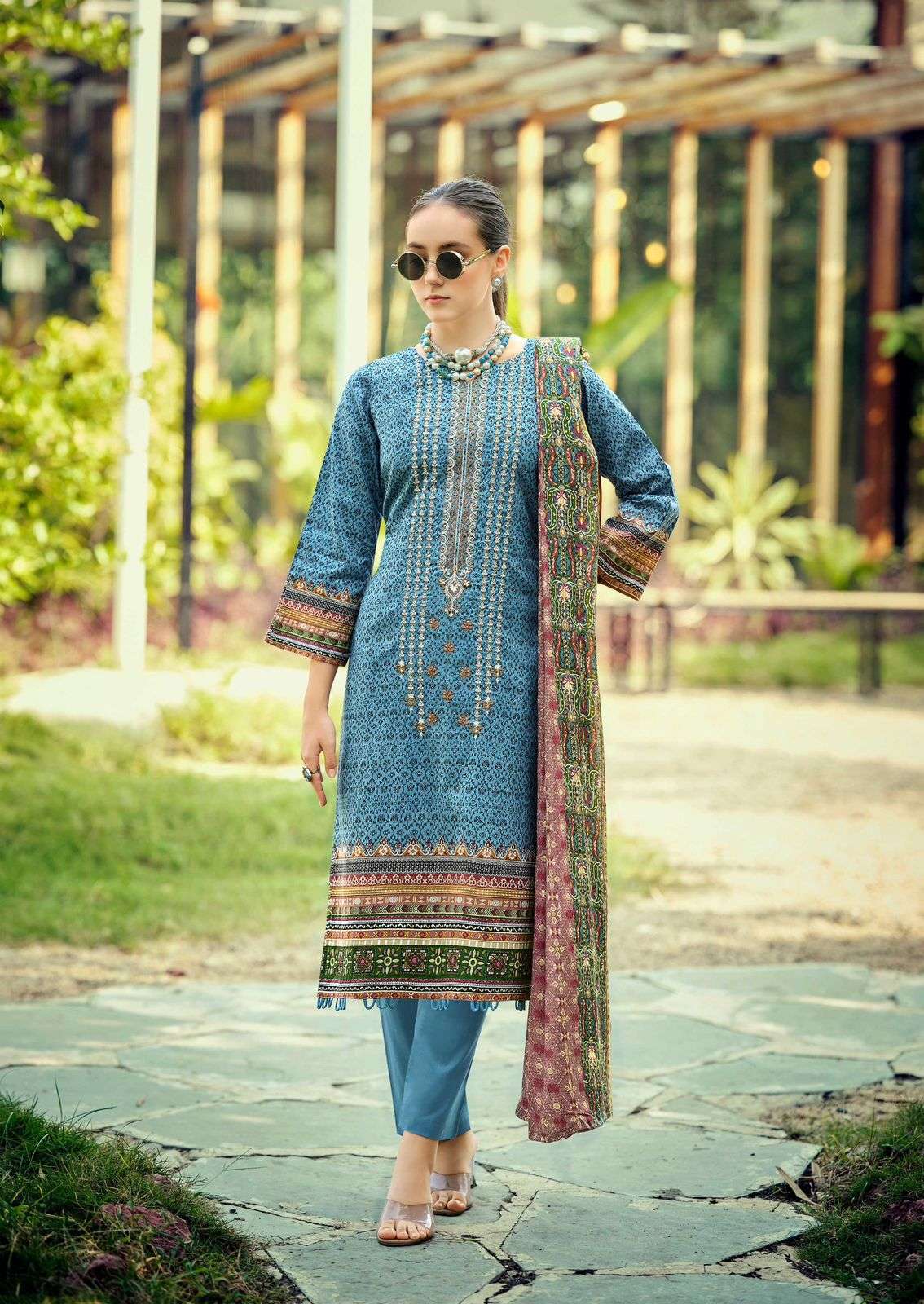ISHAAL PRINTS EMBROIDERED VOL 17