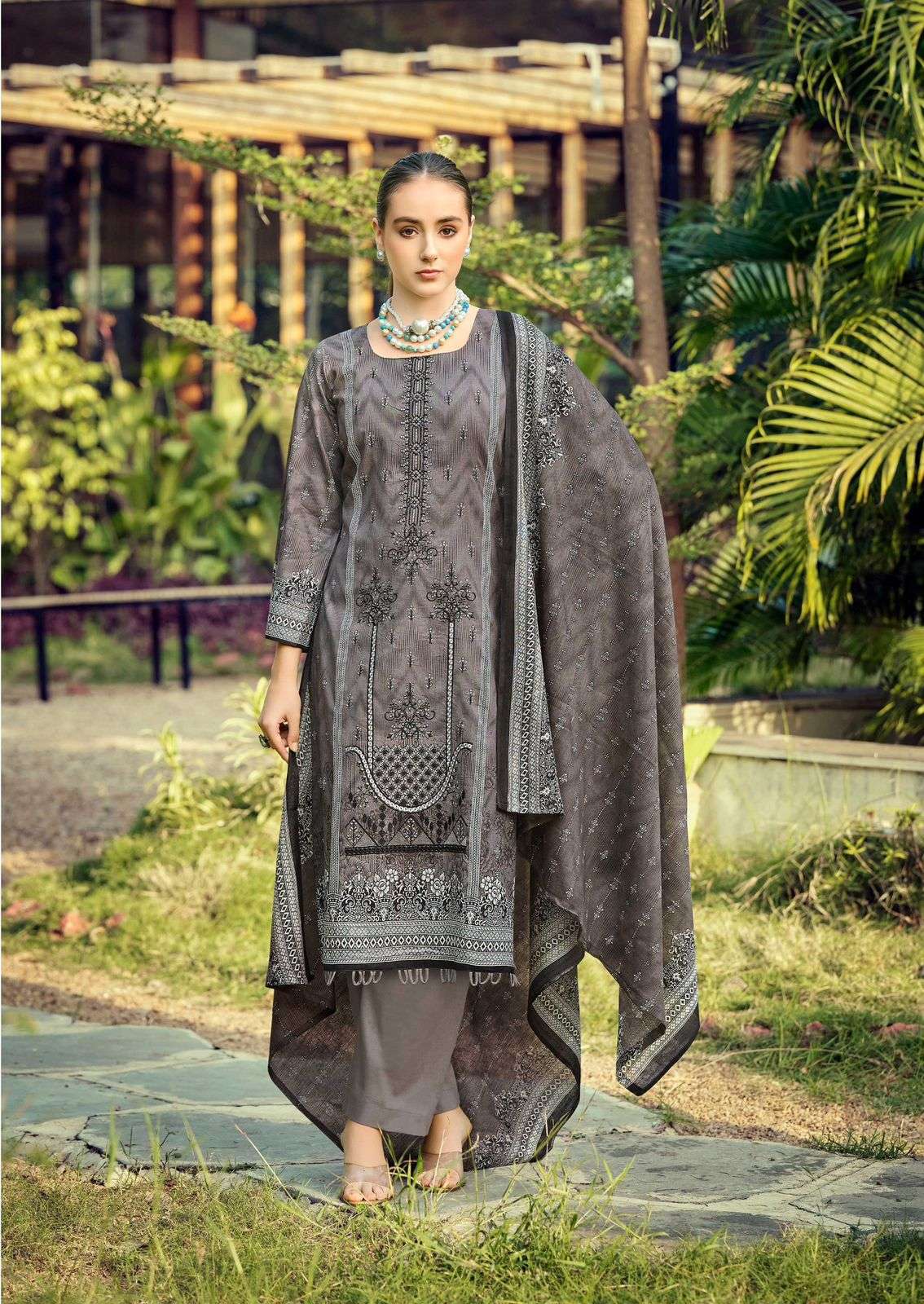 ISHAAL PRINTS EMBROIDERED VOL 17