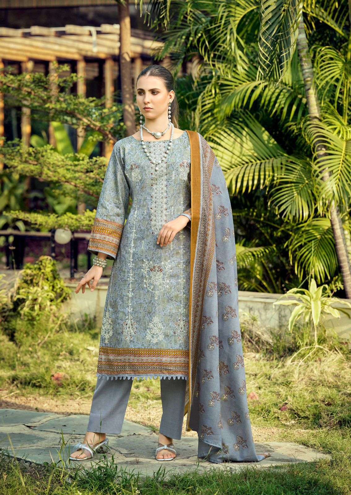ISHAAL PRINTS EMBROIDERED VOL 17