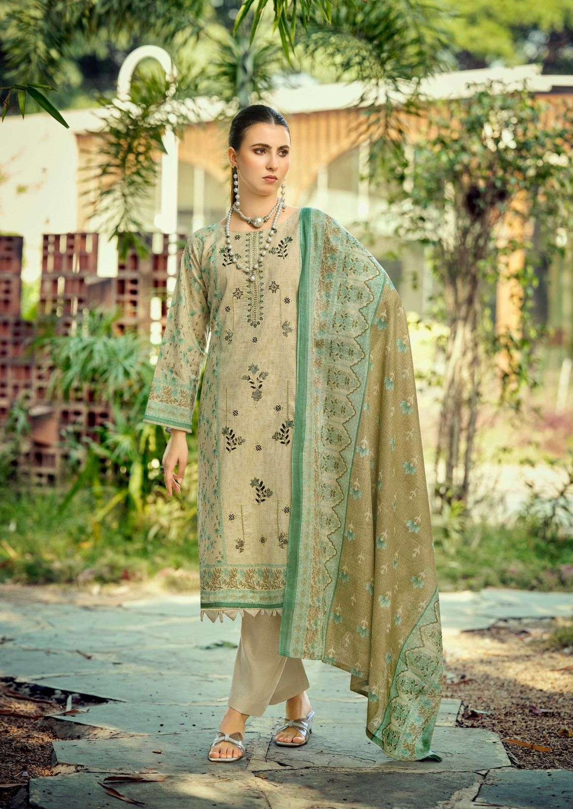 ISHAAL PRINTS EMBROIDERED VOL 17