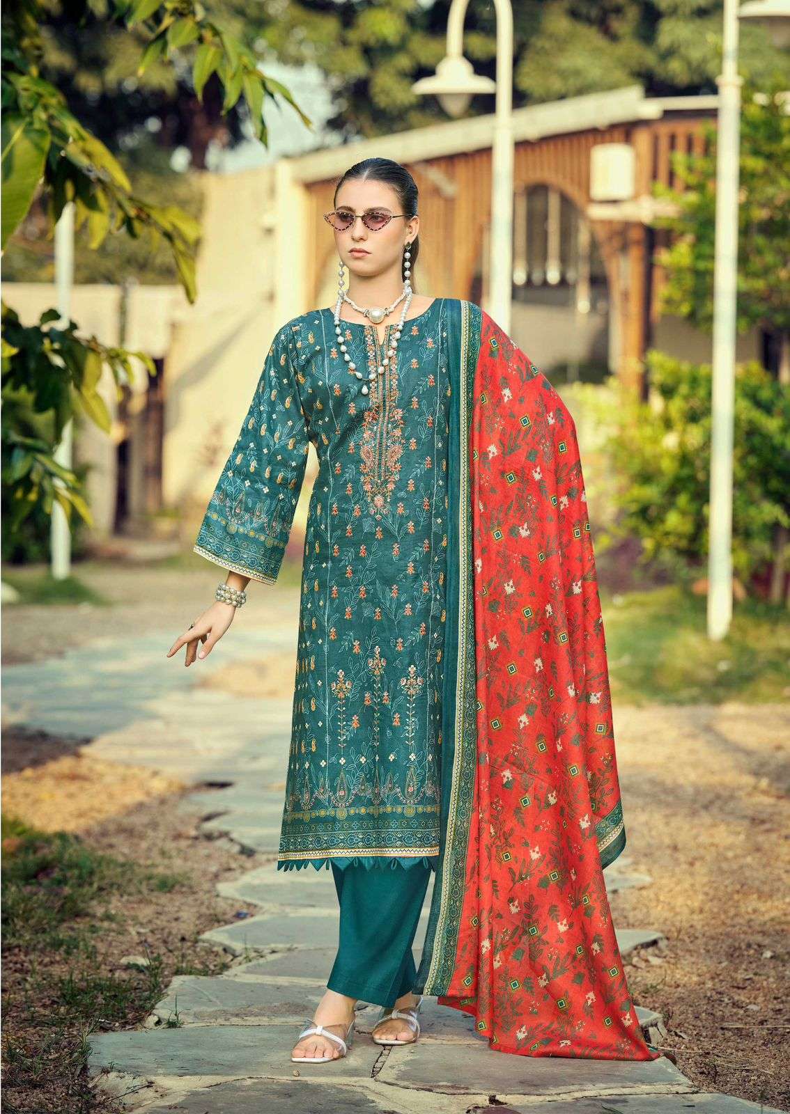 ISHAAL PRINTS EMBROIDERED VOL 17