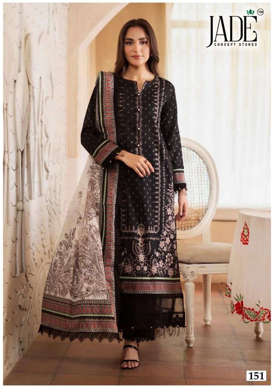 JADE CHEVRON EXCLUSIVE HEAVY COTTON VOL 16 DIGITAL PRINT COTTON SUIT
