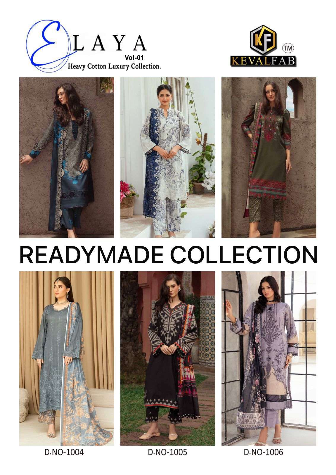 KEVAL FAB K ELAYA VOL 1 READY MADE COLLECTION 