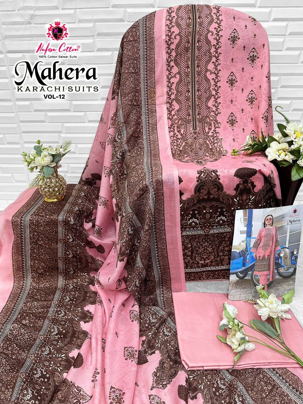 NAFISA COTTON MAHERA KARACHI SUITS VOL 12