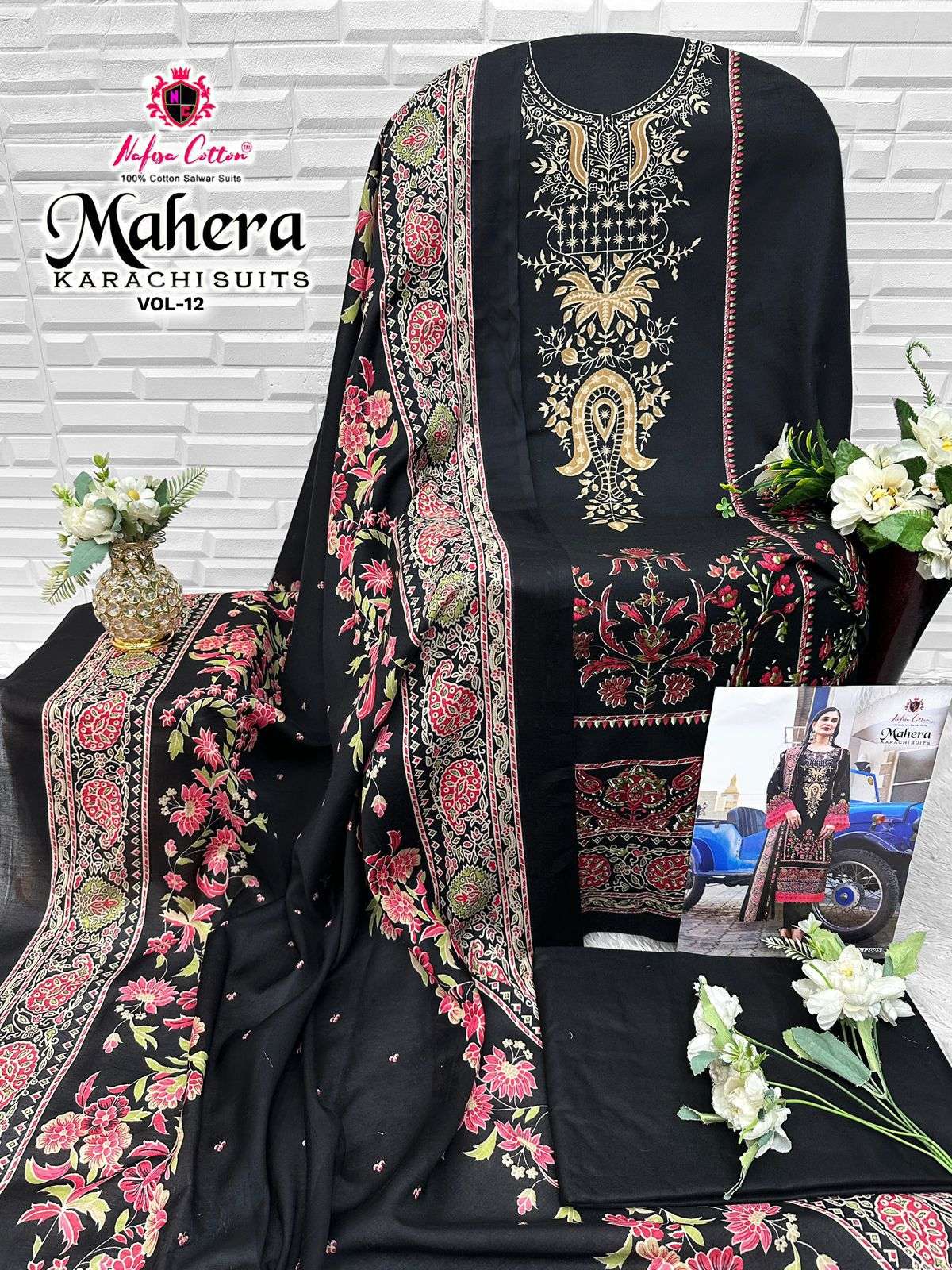 NAFISA COTTON MAHERA KARACHI SUITS VOL 12