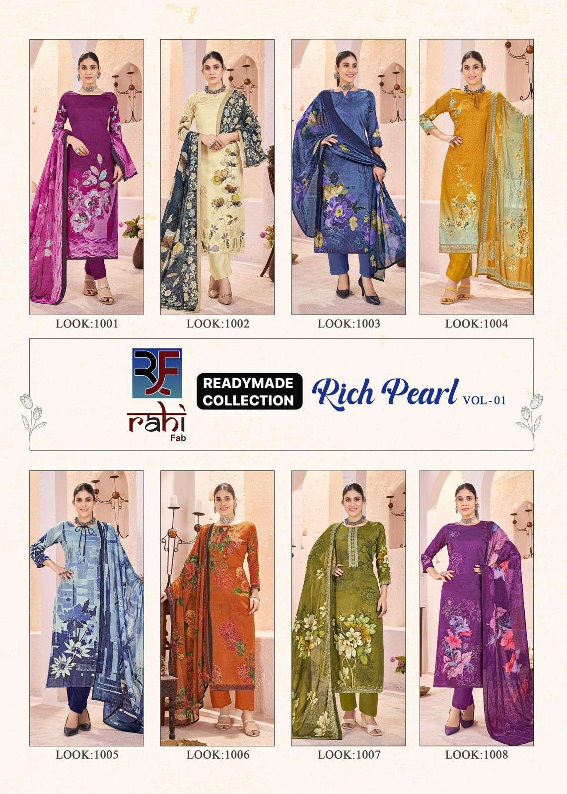 RAHI FAB RICH PEARL READY MADE COLLECTION