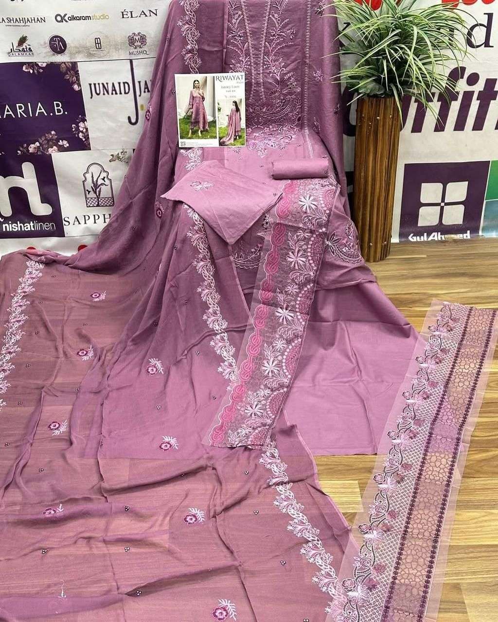 RAMSHA RIWAYAT LUXURY LAWN COLLECTION VOL 10 