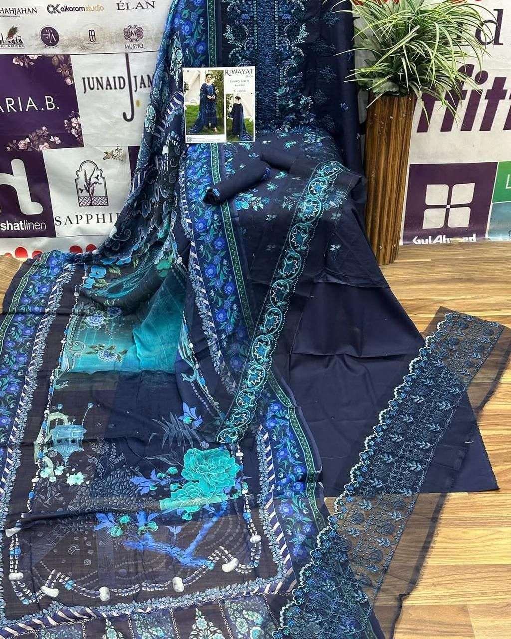 RAMSHA RIWAYAT LUXURY LAWN COLLECTION VOL 10 