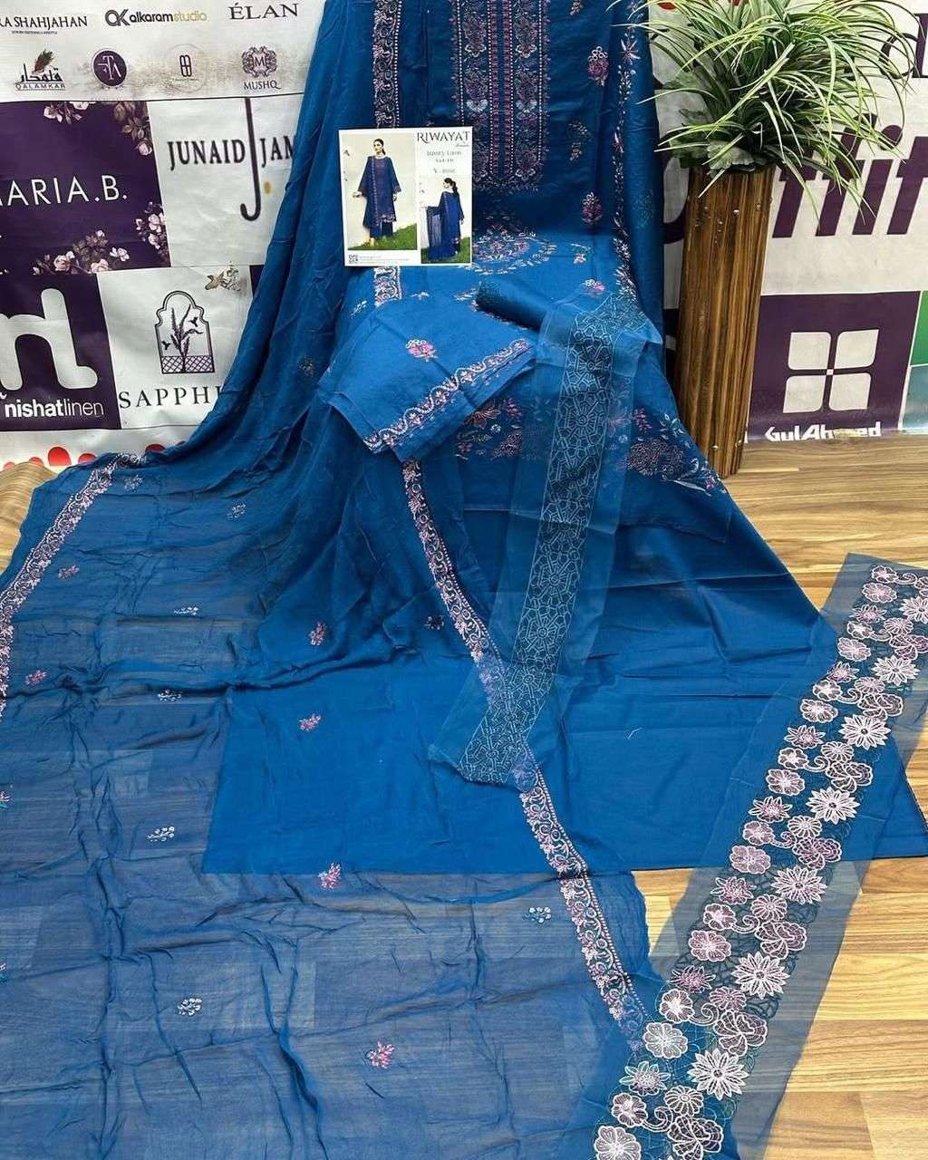 RAMSHA RIWAYAT LUXURY LAWN COLLECTION VOL 10 