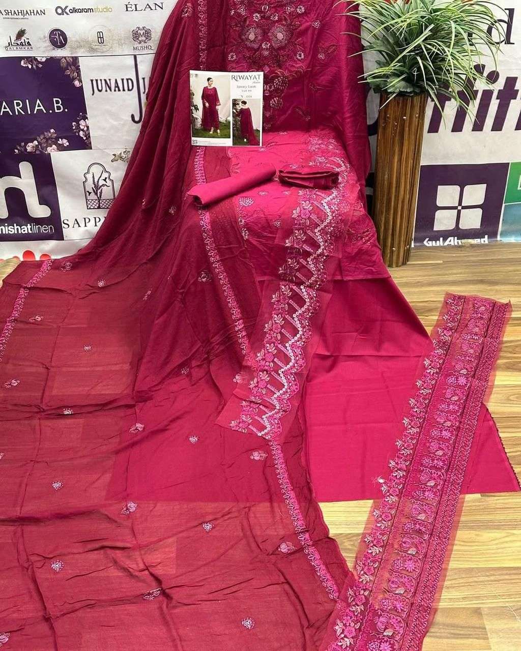 RAMSHA RIWAYAT LUXURY LAWN COLLECTION VOL 10 