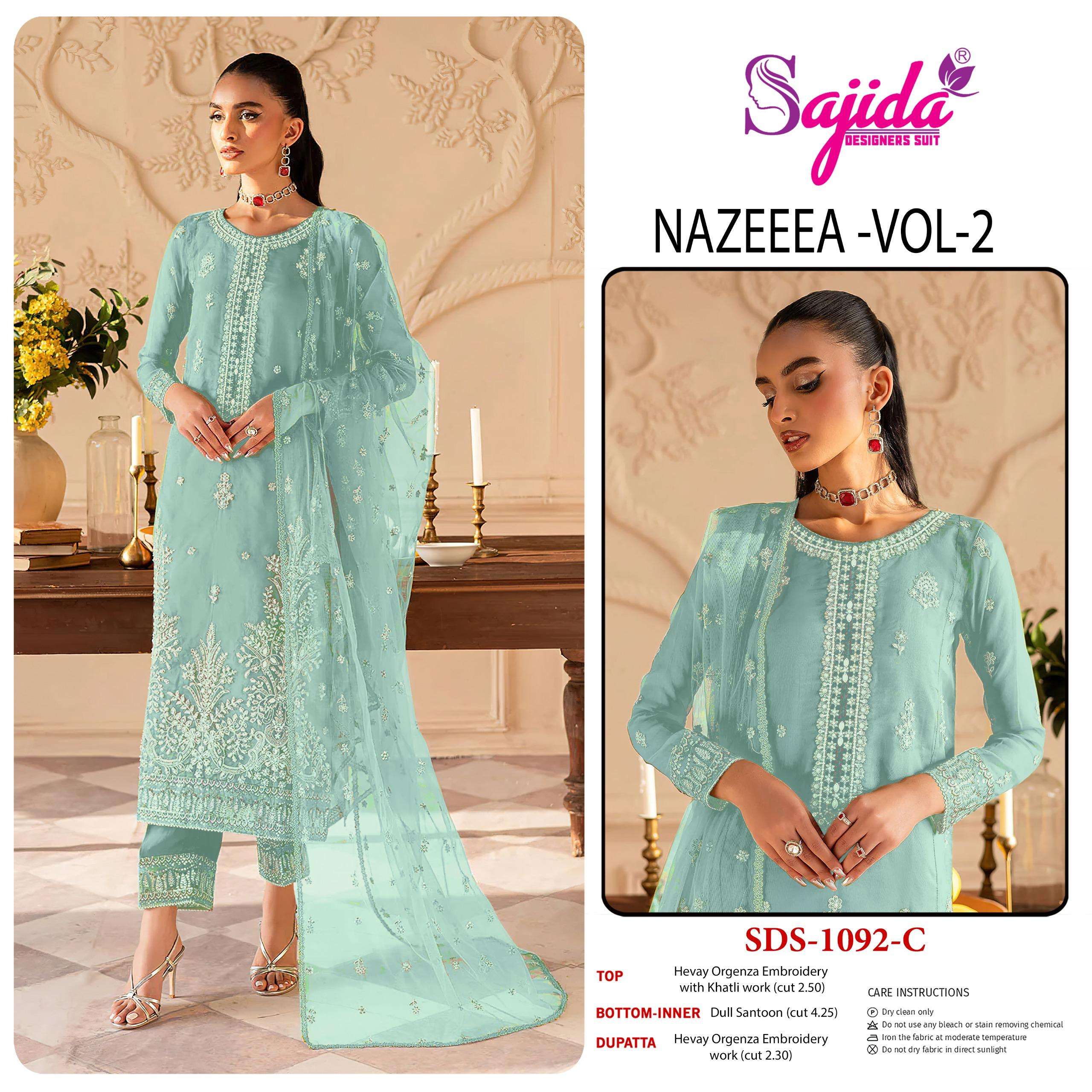 SAJIDA DESIGNER NAZEEEA VOL 2