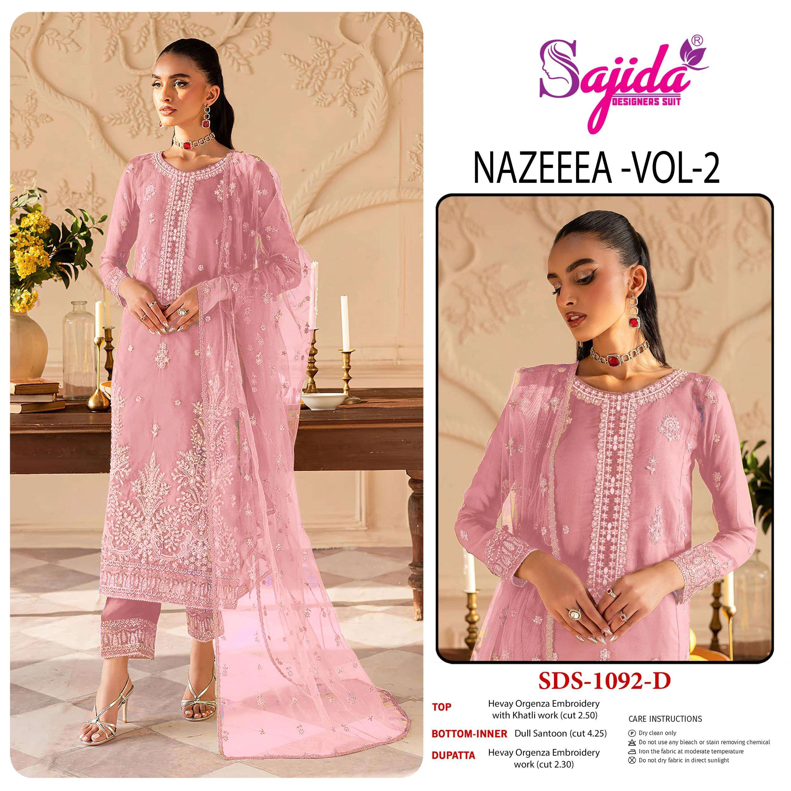 SAJIDA DESIGNER NAZEEEA VOL 2