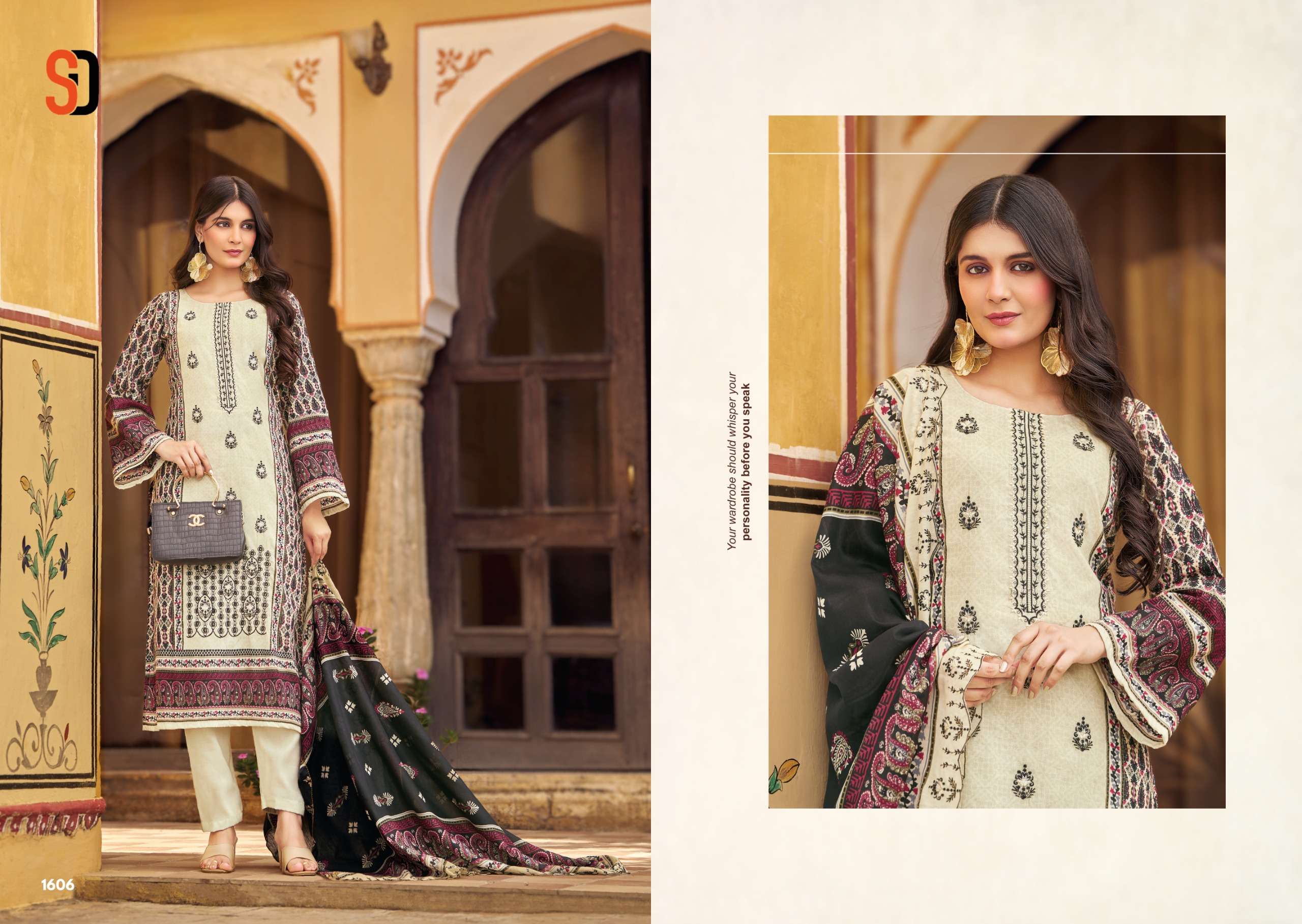 SHRADDHA DESIGNER BIN SAEED LAWN COLLECTION VOL 16