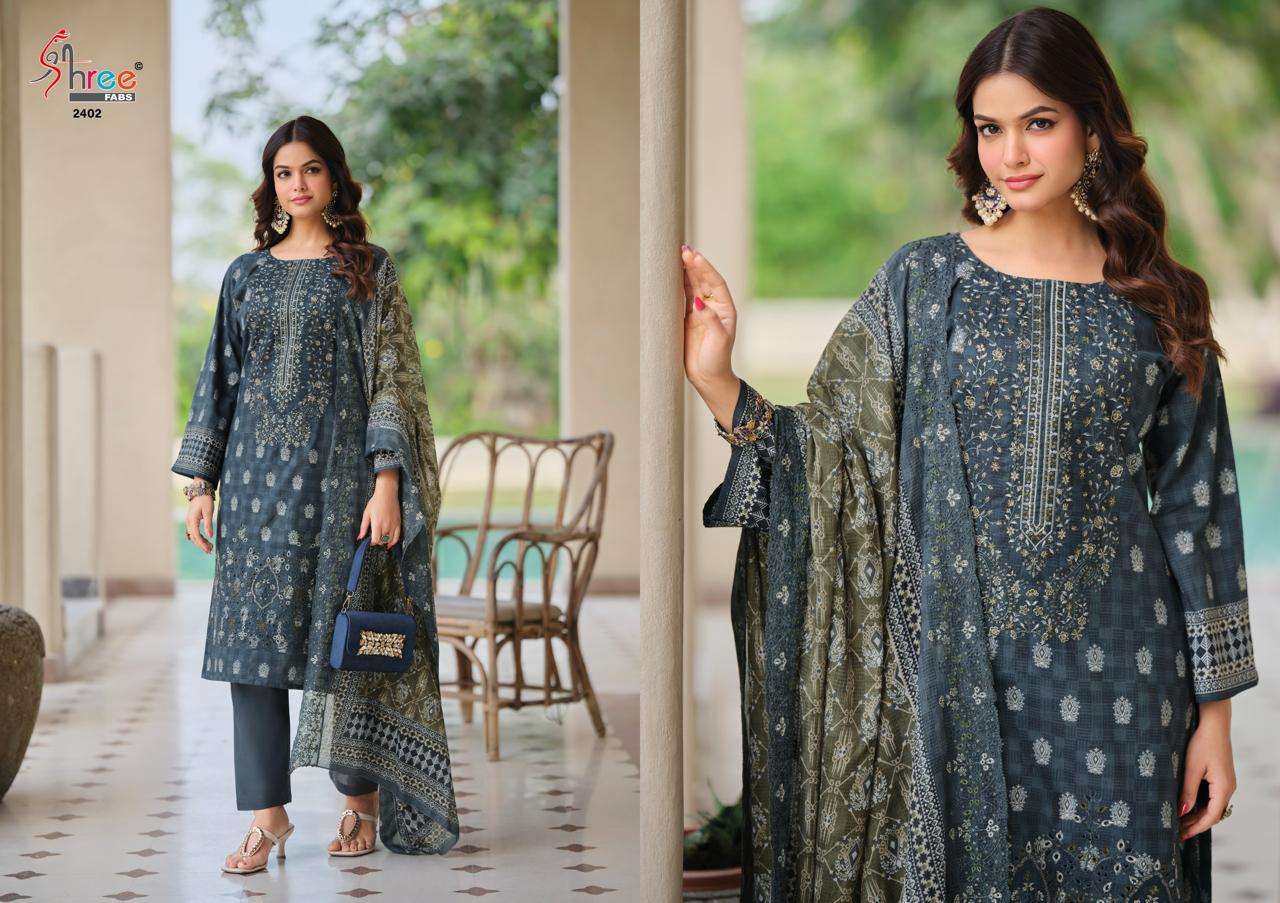 SHREE FABS BIN SAEED LAWN COLLECTION VOL 24 