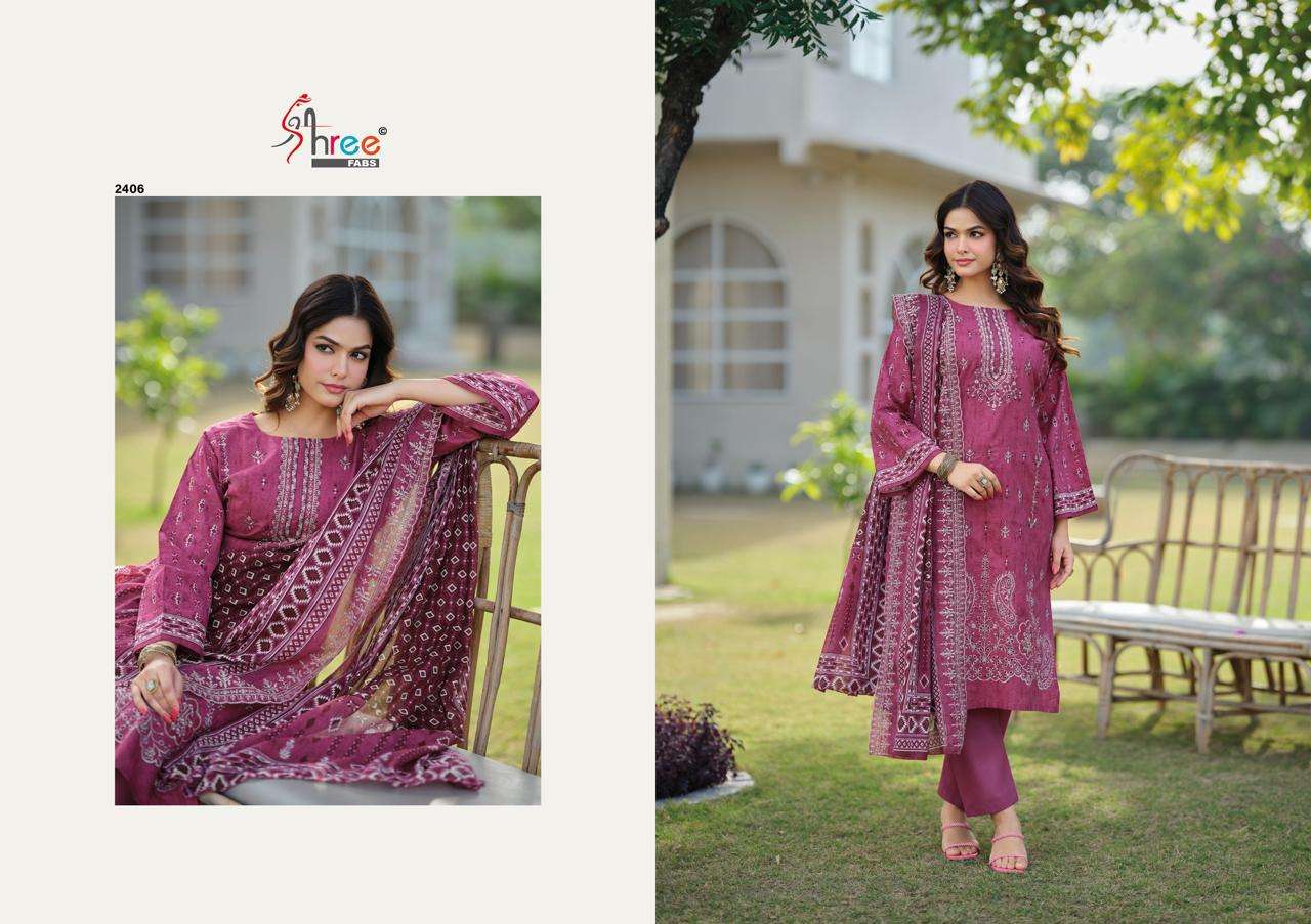 SHREE FABS BIN SAEED LAWN COLLECTION VOL 24 