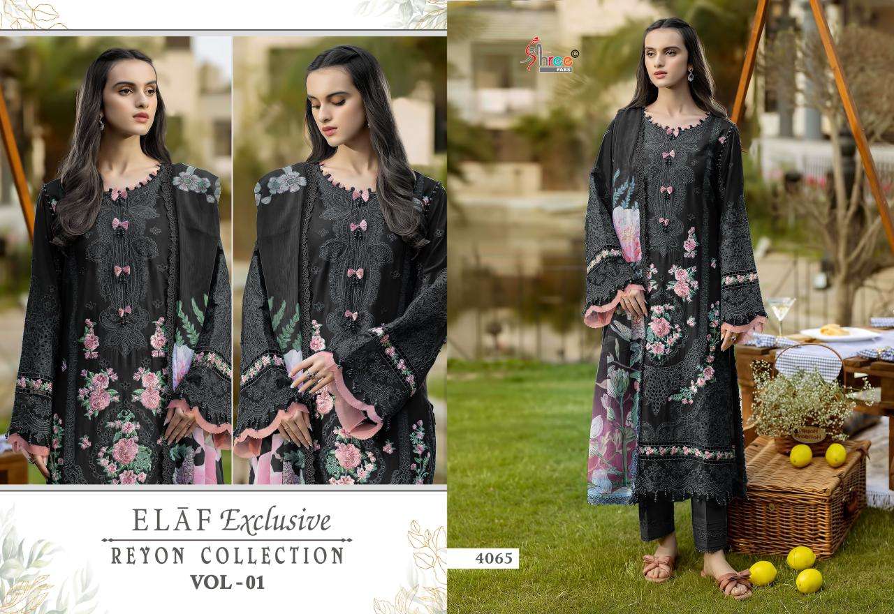 SHREE FABS ELAF EXCLUSIVE RAYON COLLECTION VOL 1 