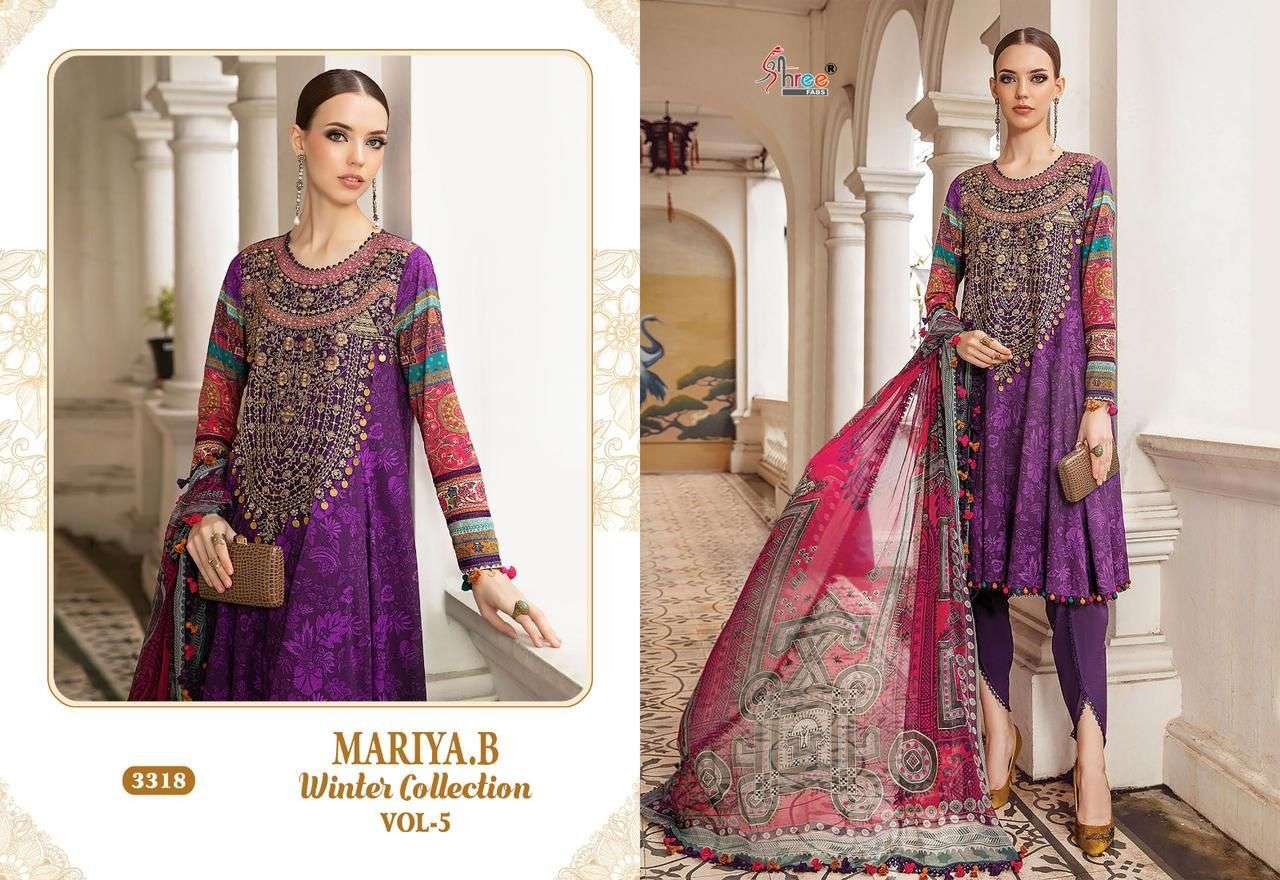 SHREE FABS MARIA B WINTER COLLECTION VOL 5