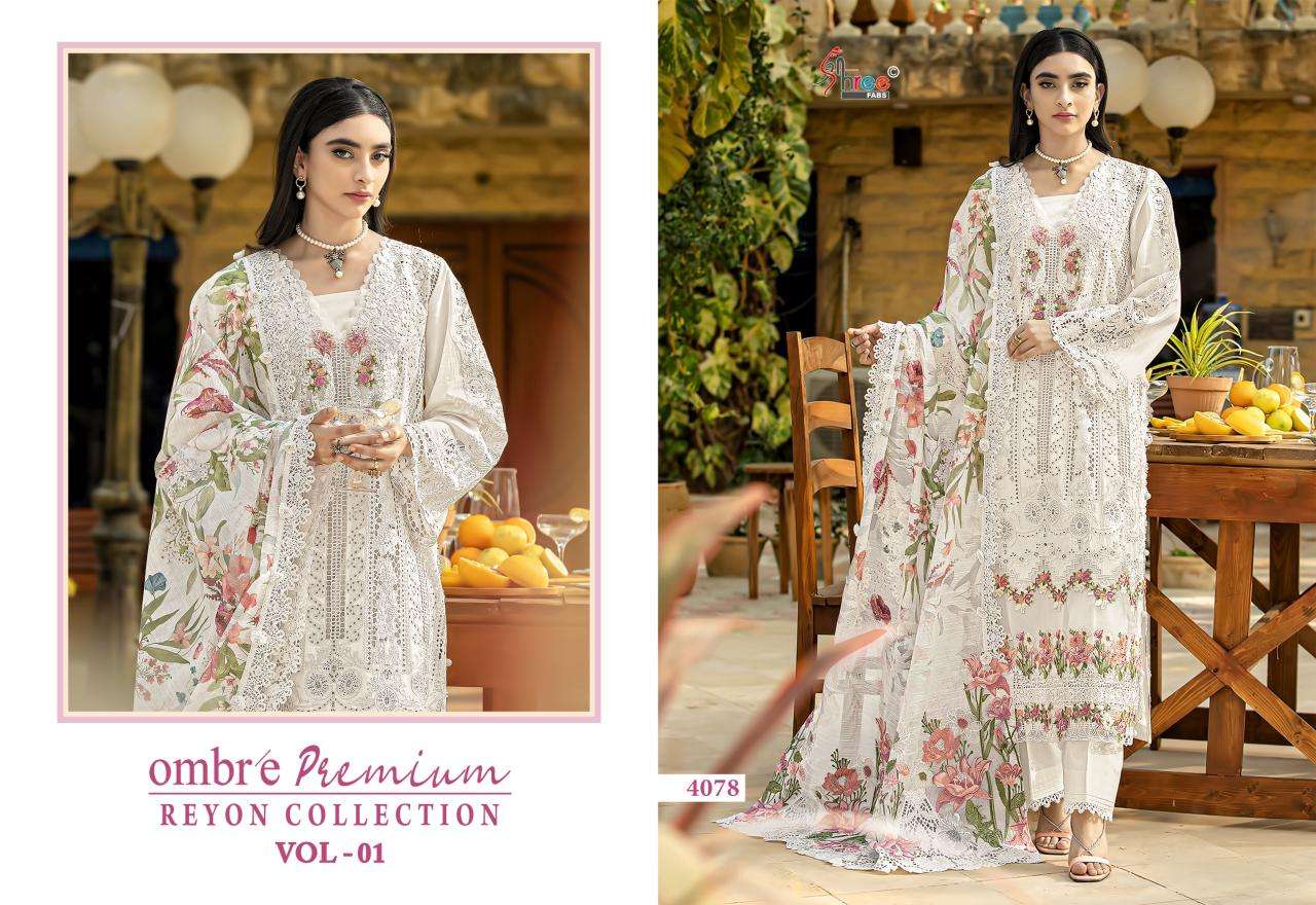 SHREE FABS OMBRE PREMIUM RAYON COLLECTION VOL 1