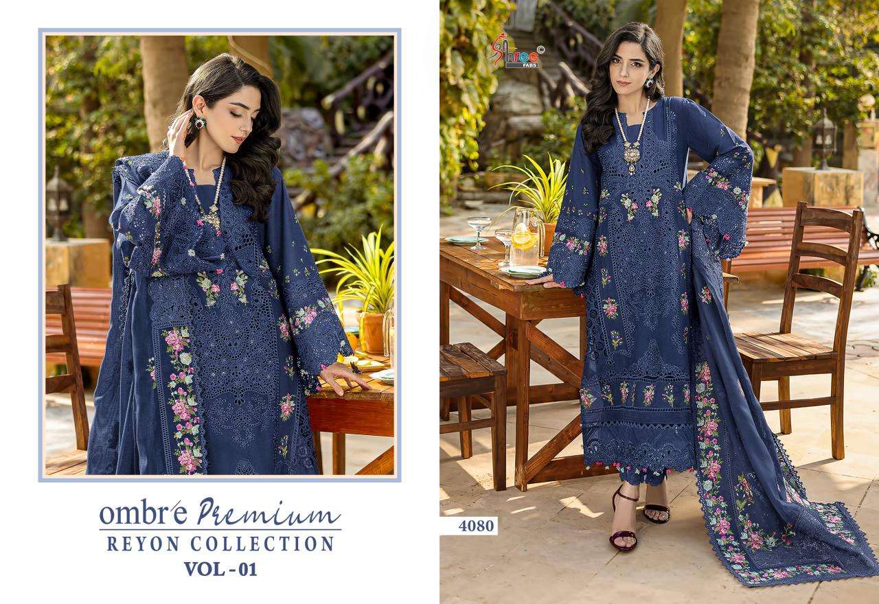 SHREE FABS OMBRE PREMIUM RAYON COLLECTION VOL 1