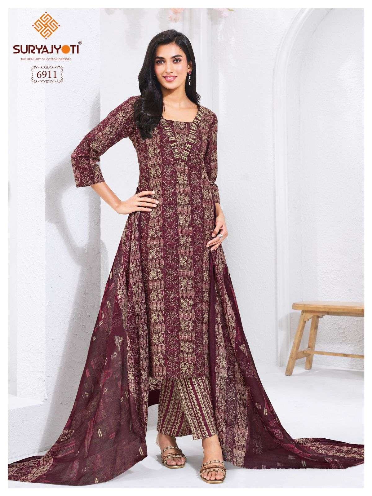 SURYAJYOTI TRENDY COTTON VOL 69 STITCHED COLLECTION 