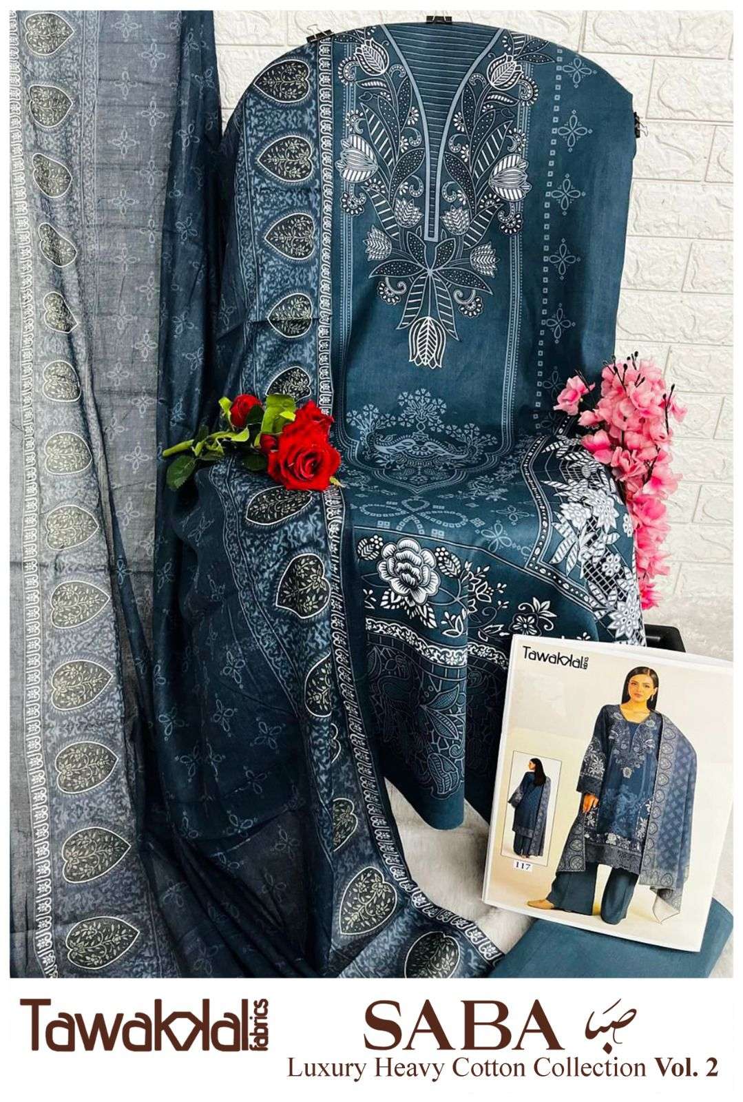 TAWAKKAL FABRICS SABA LUXURY HEAVY COTTON COLLECTION VOL 2
