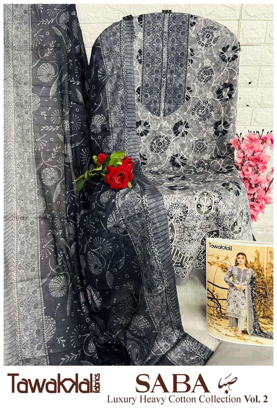 TAWAKKAL FABRICS SABA LUXURY HEAVY COTTON COLLECTION VOL 2