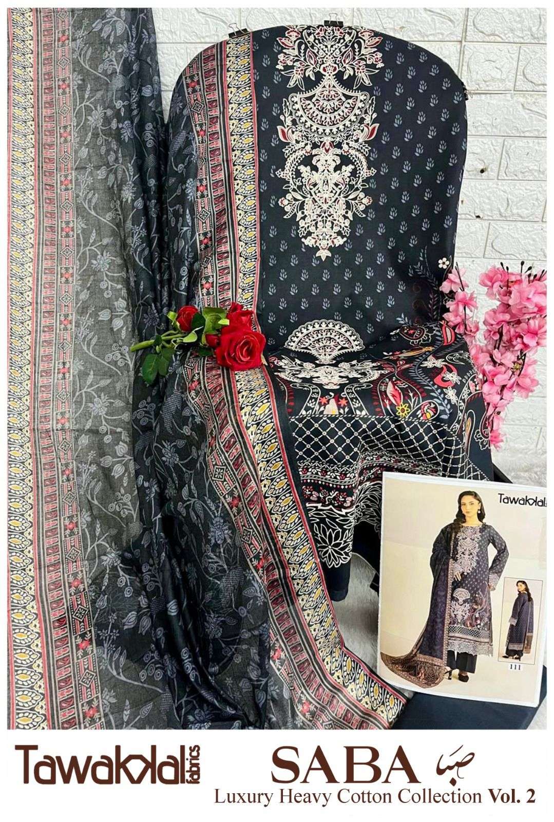 TAWAKKAL FABRICS SABA LUXURY HEAVY COTTON COLLECTION VOL 2