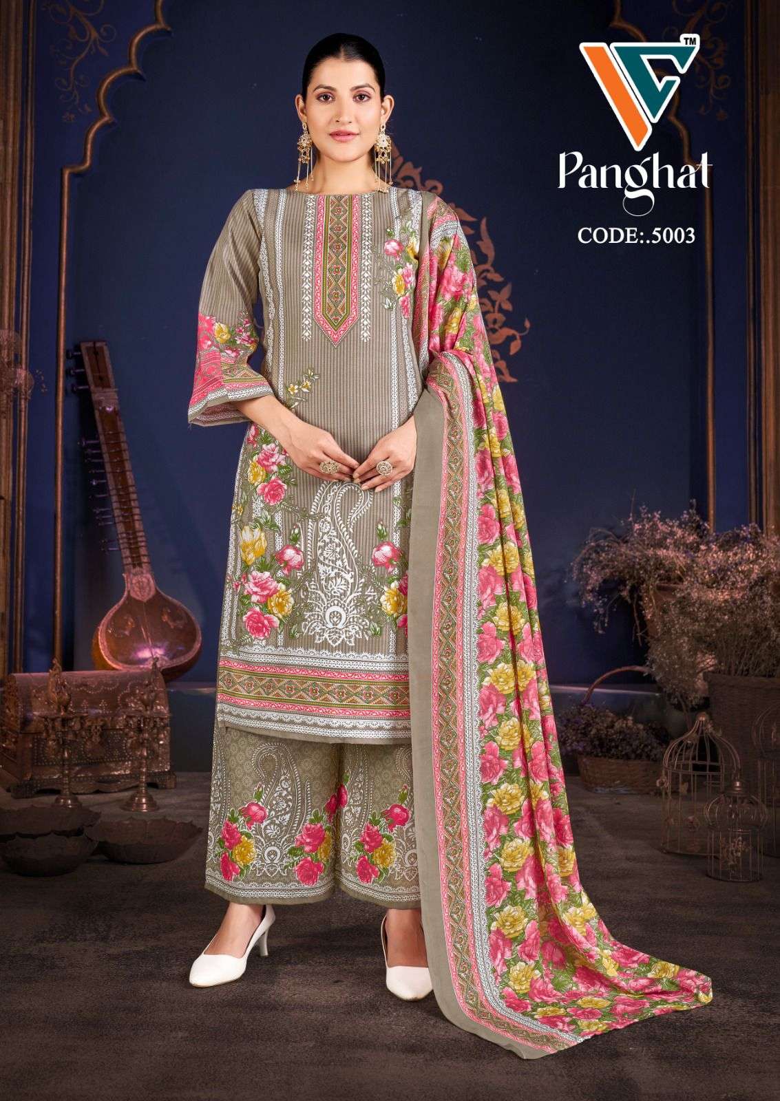 VANDANA‎‎‎‎‎ CREATION PANGHAT VOL 5 COTTON DIGITAL PRINT SALWAR SUIT