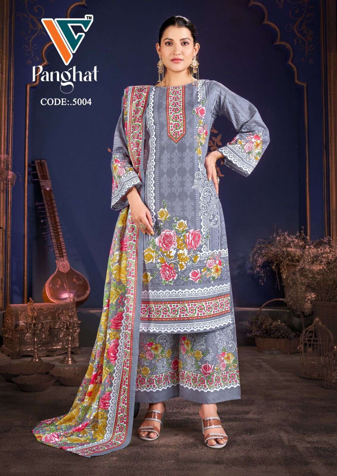 VANDANA‎‎‎‎‎ CREATION PANGHAT VOL 5 COTTON DIGITAL PRINT SALWAR SUIT