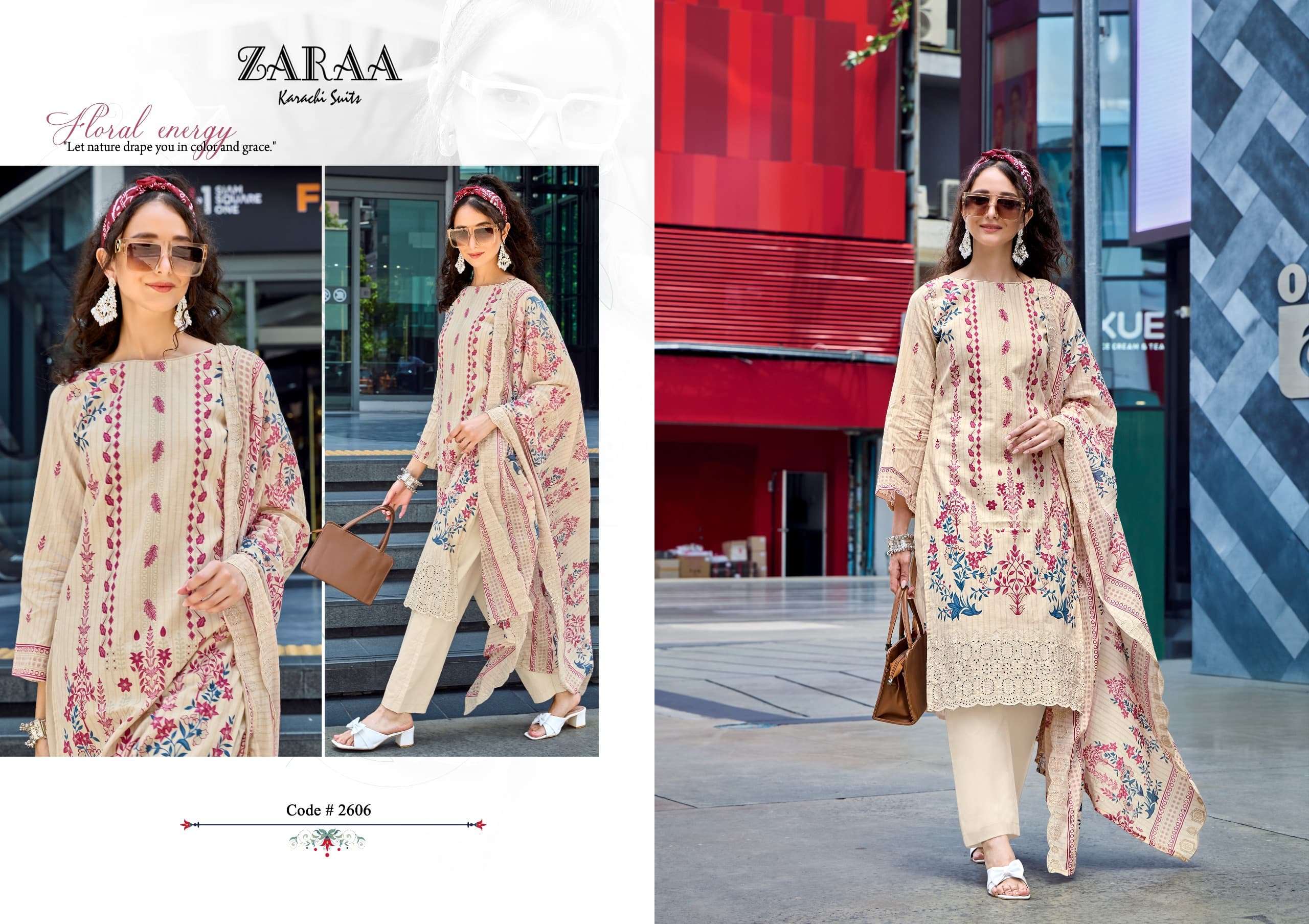 ZARAA KARACHI SUITS NOOR E FATIMA
