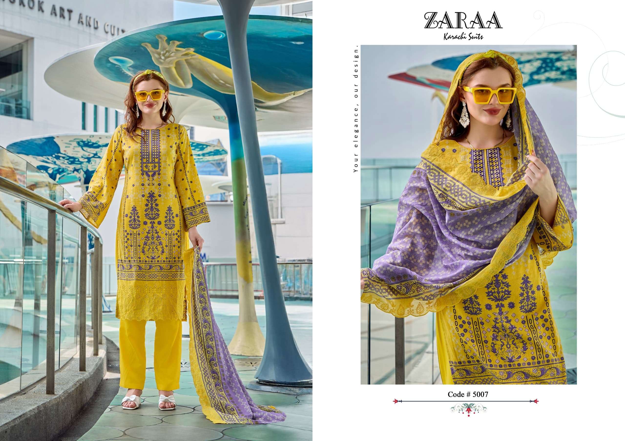 ZARAA KARACHI SUITS NOOR E FATIMA