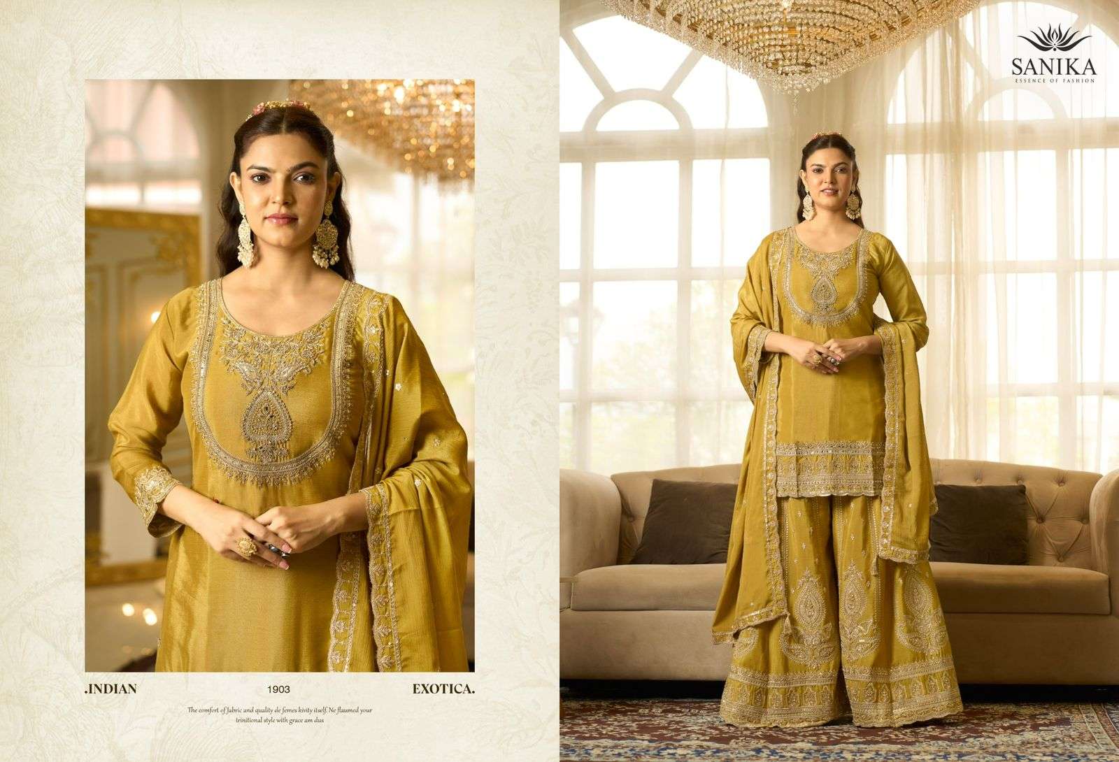 ️SANIKA FASHION ANMOL HEAVY ELEGANT DESIGNER WEDDING WEAR SUIT