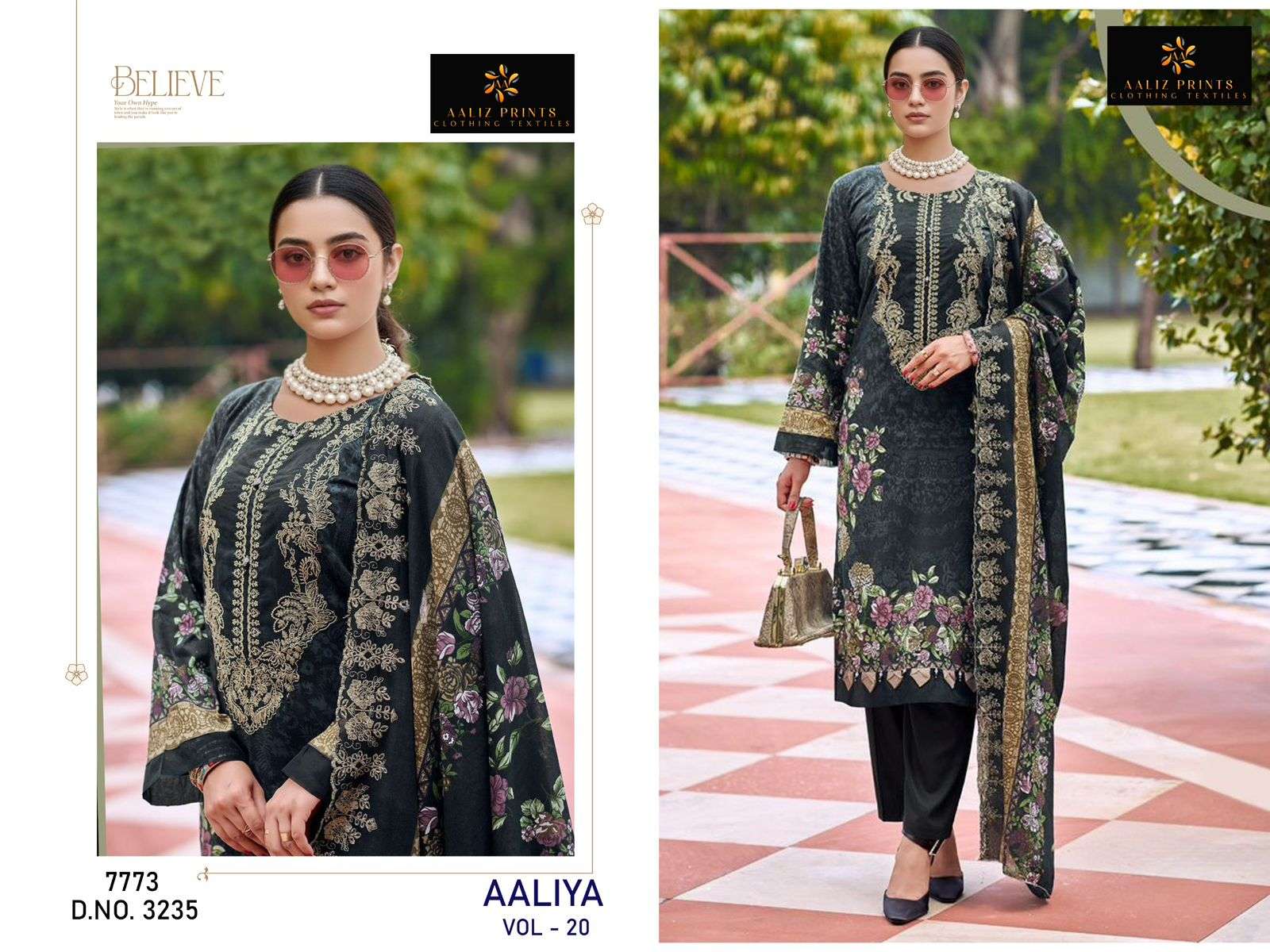 AALIZ PRINTS AALIYA VOL 19 COTTON DIGITAL PRINTS SALWAR SUIT