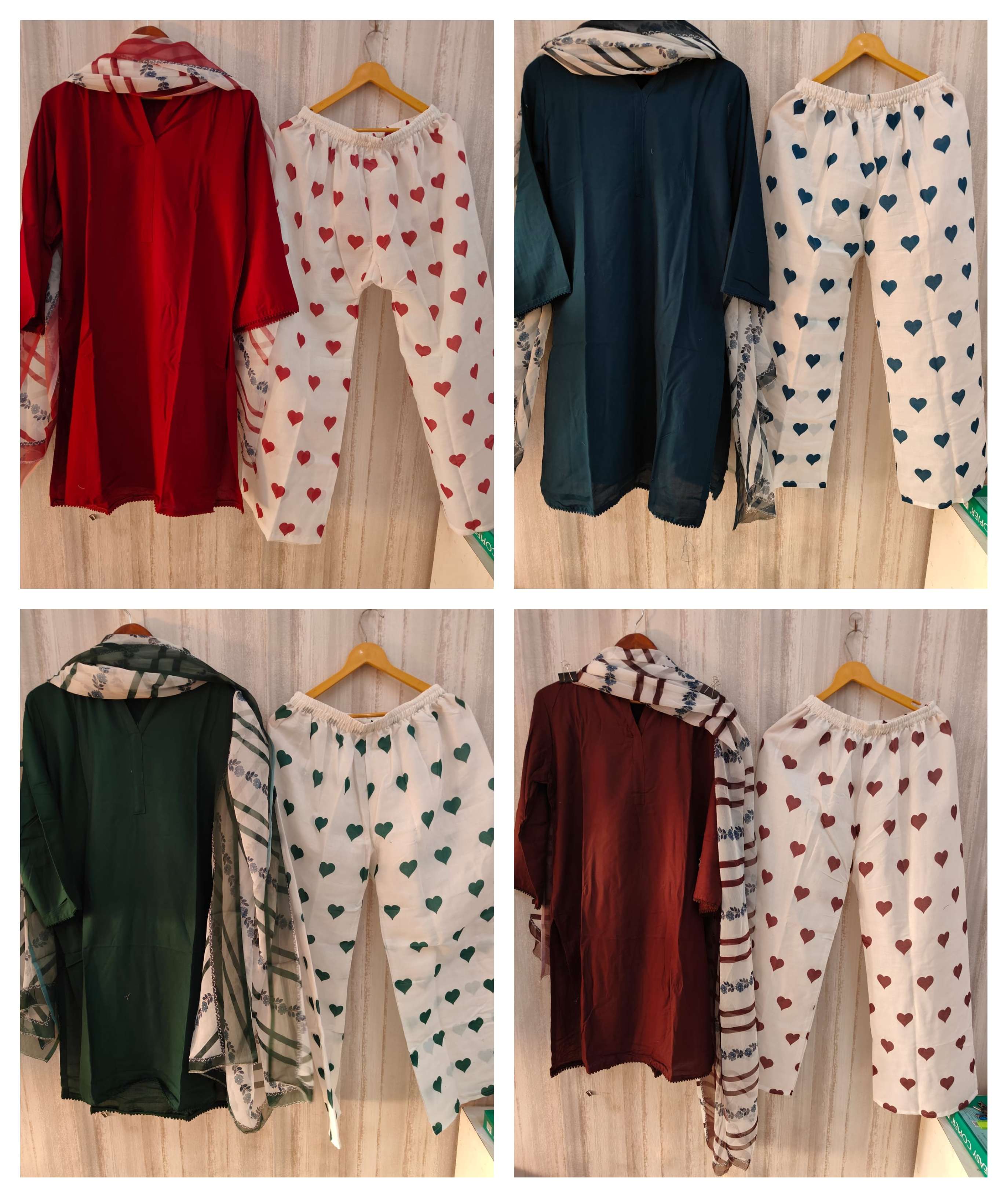 AL ZAID D NO 3138 RAYON FANCY PREETY LOOK DESIGNER LADIES 3PIECE SET COLLECTION 