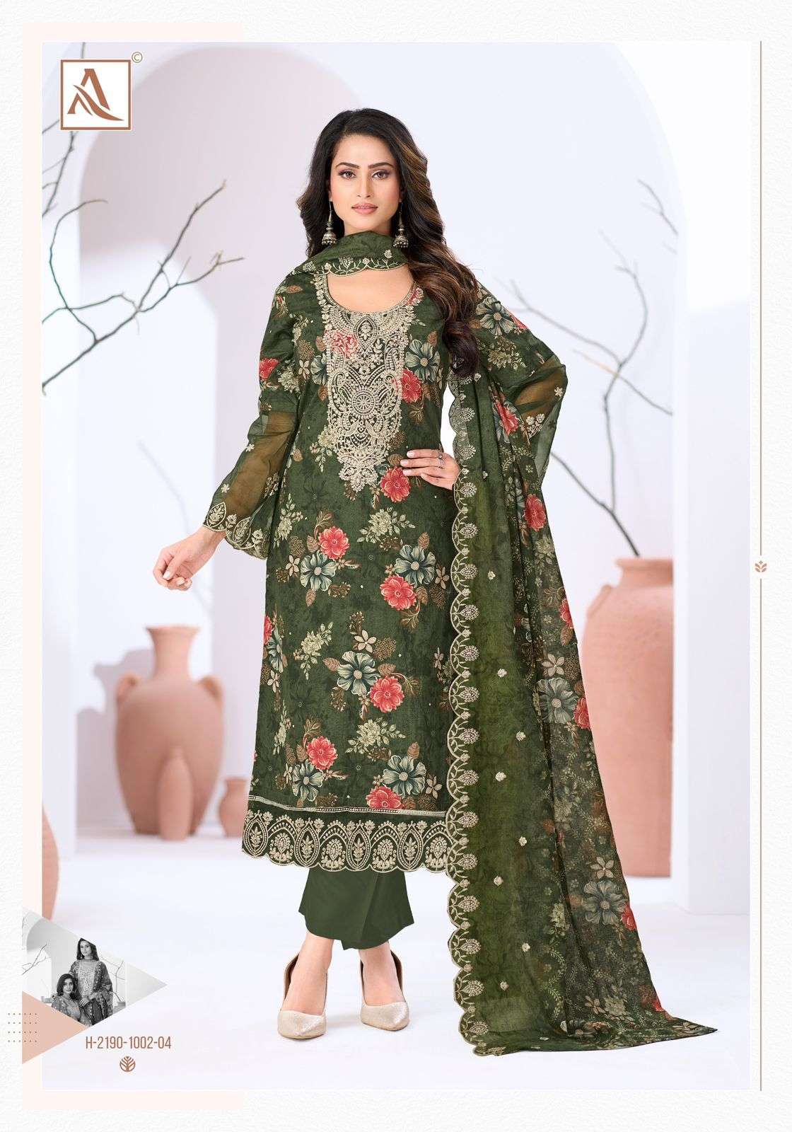 ALOK SUITS MITHAI COTTON PRINT WITH FANCY EMBROIDERY WORK SUIT